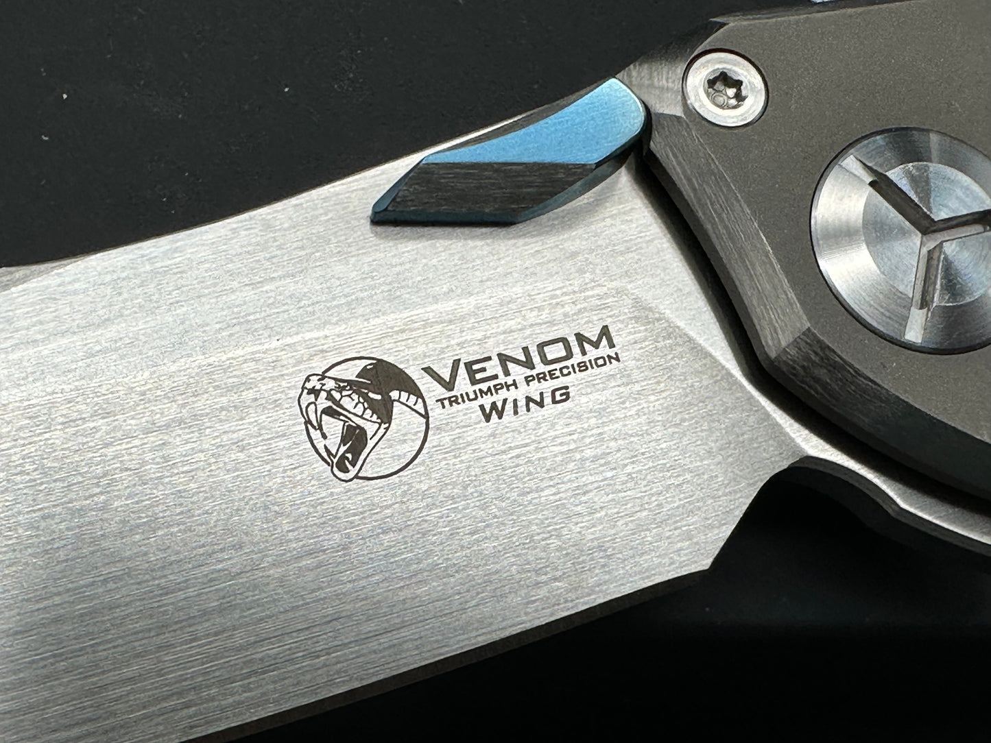 Kevin John Wing Integral titanium handle w/M390 blade