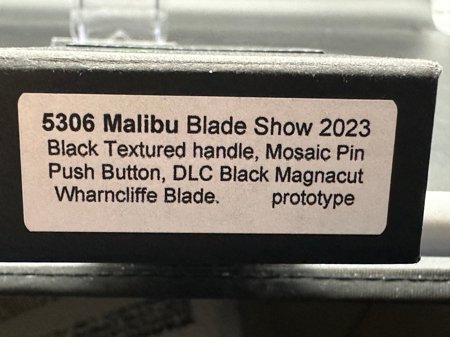 PROTECH KNIVES MALIBU 5306 BLADE SHOW '23 Prototype