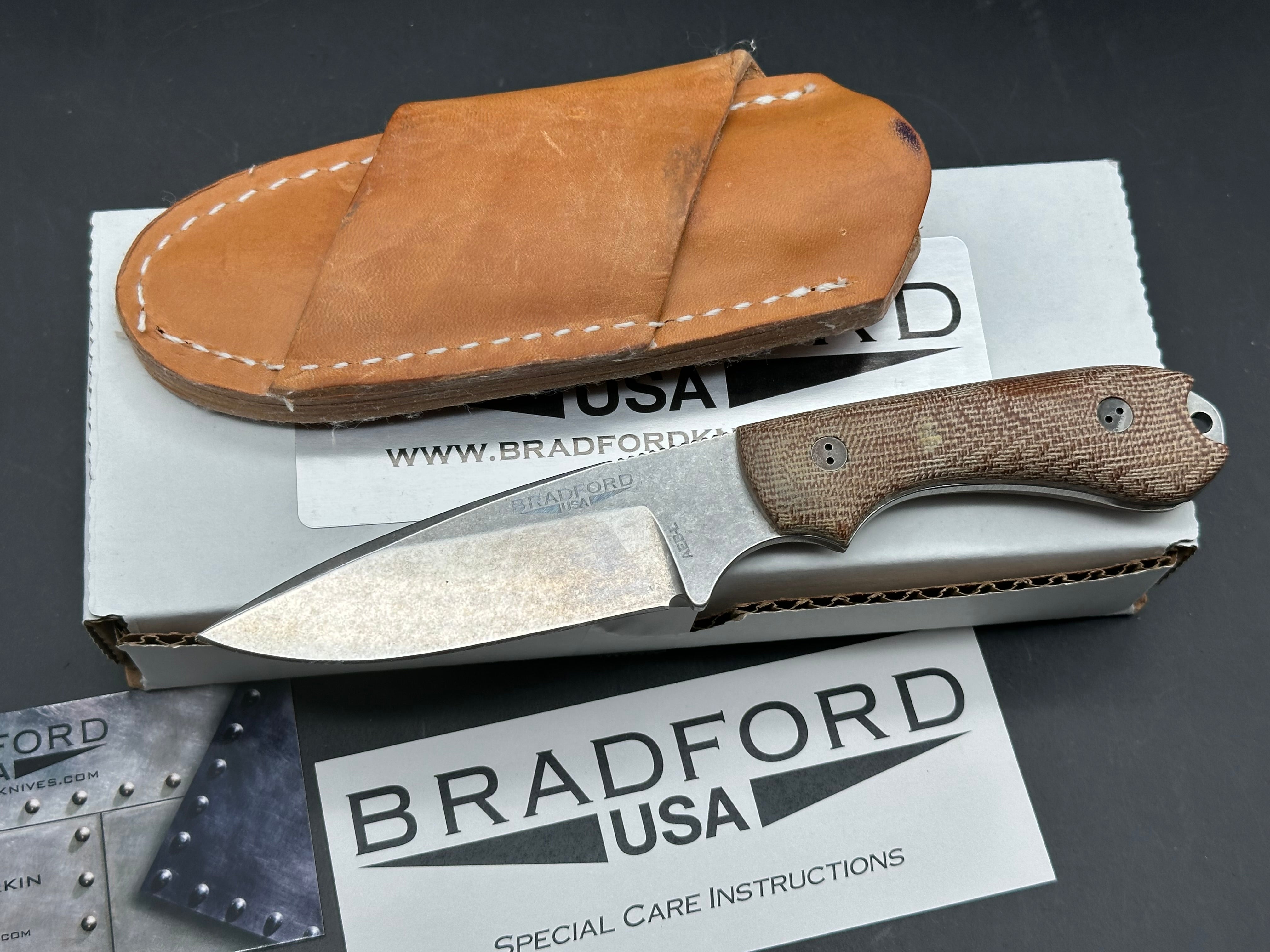 Bradford Guardian 3.2 micarta handle