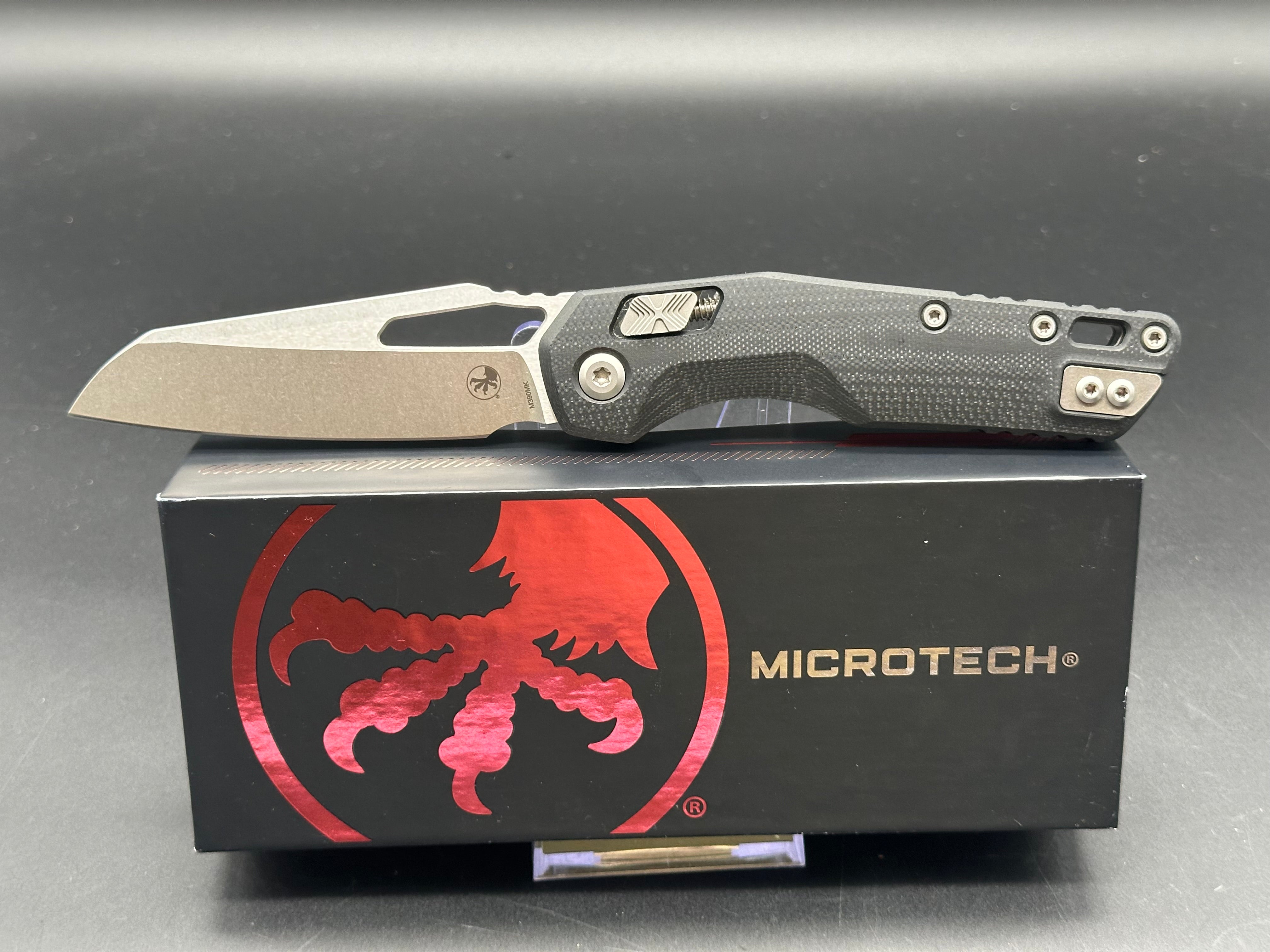 Microtech MSI RAM-LOK Folding Knife (black G-10) – LuvThemKnives