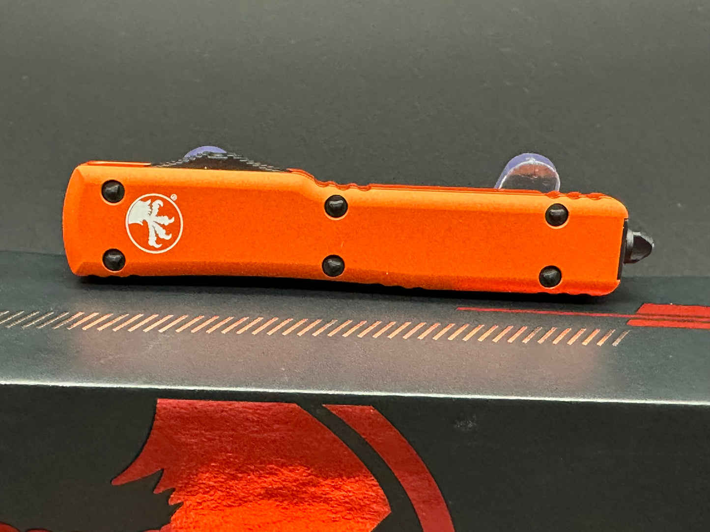 Microtech UTX-70 S/E OTF Automatic Knife Orange (2.4" Black)