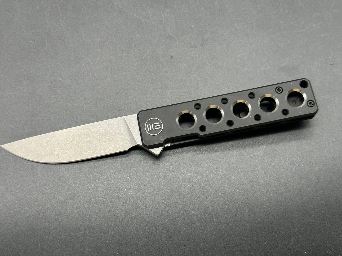 WE Knife Co. Zinker Miscreant 3.0 Frame Lock Knife Black Ti. (3" Stonewash)