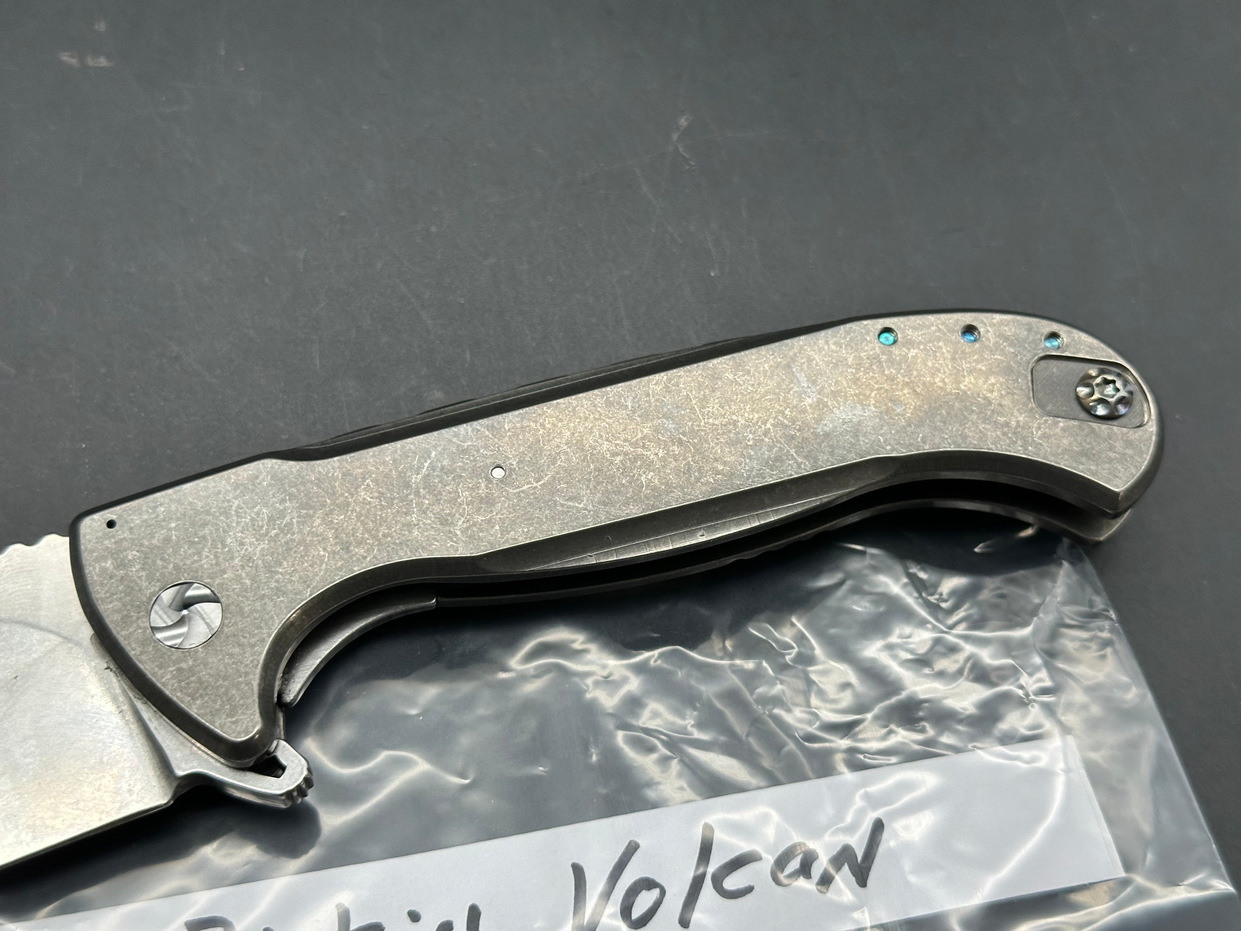 Matt Diskin Volcan Titanium handle w/M390 blade
