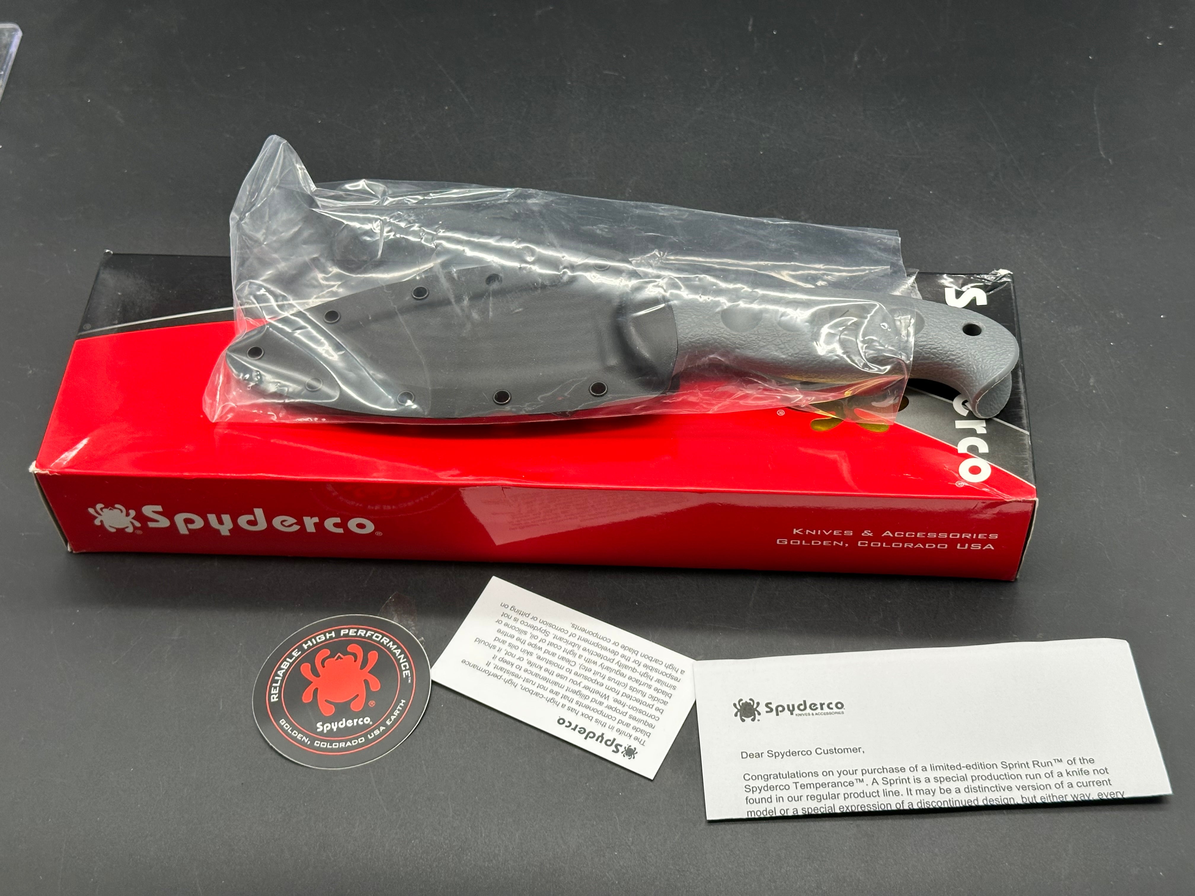 Spyderco Temperance Cru-wear