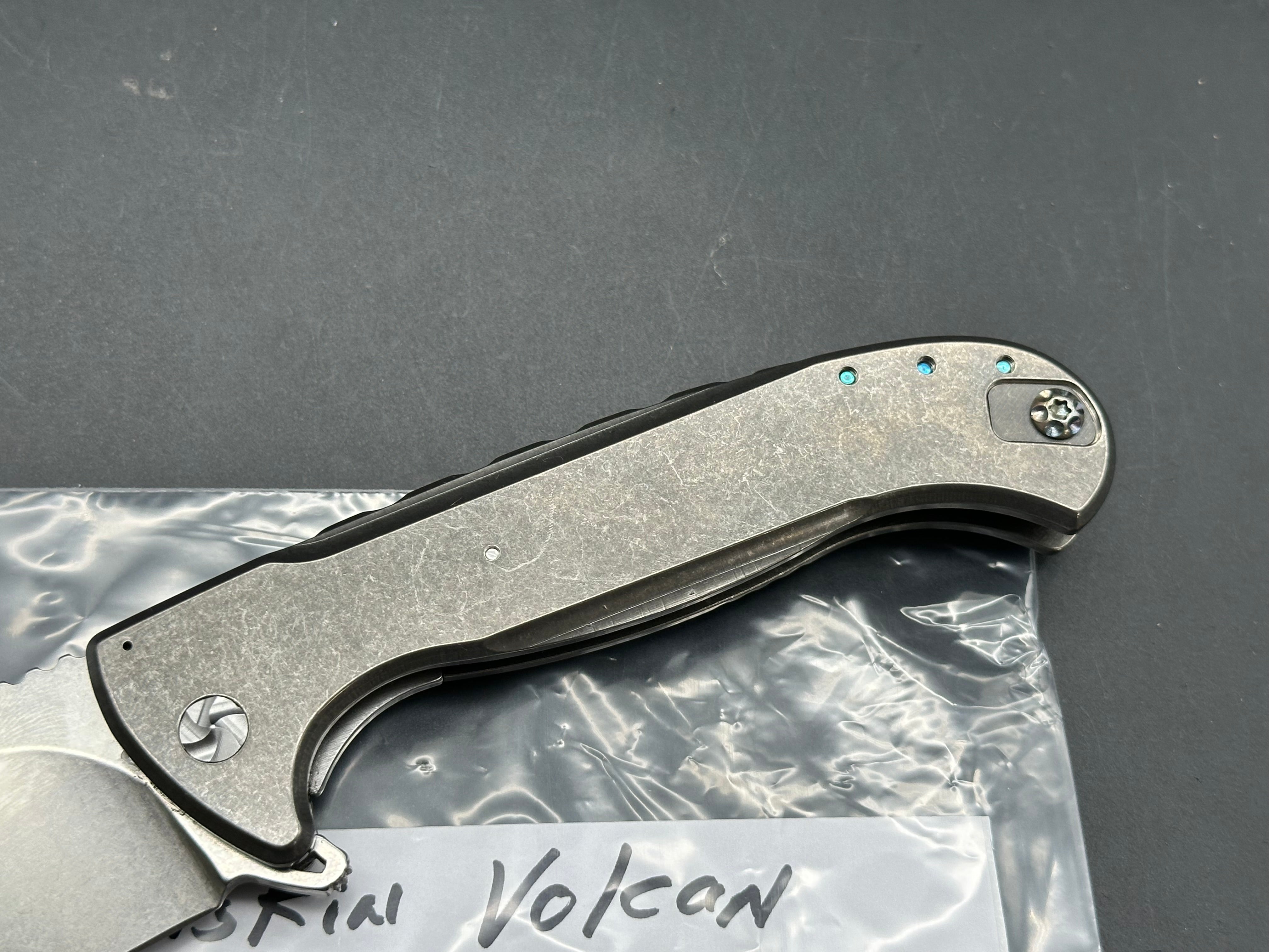 Matt Diskin Volcan Titanium handle w/M390 blade