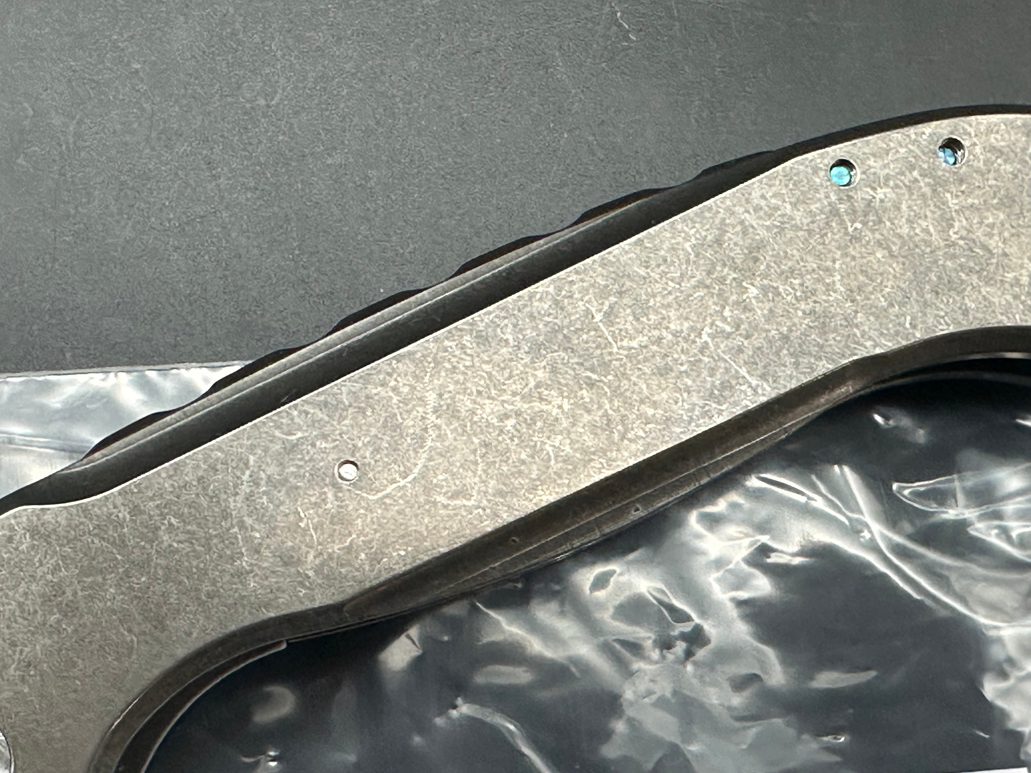 Matt Diskin Volcan Titanium handle w/M390 blade