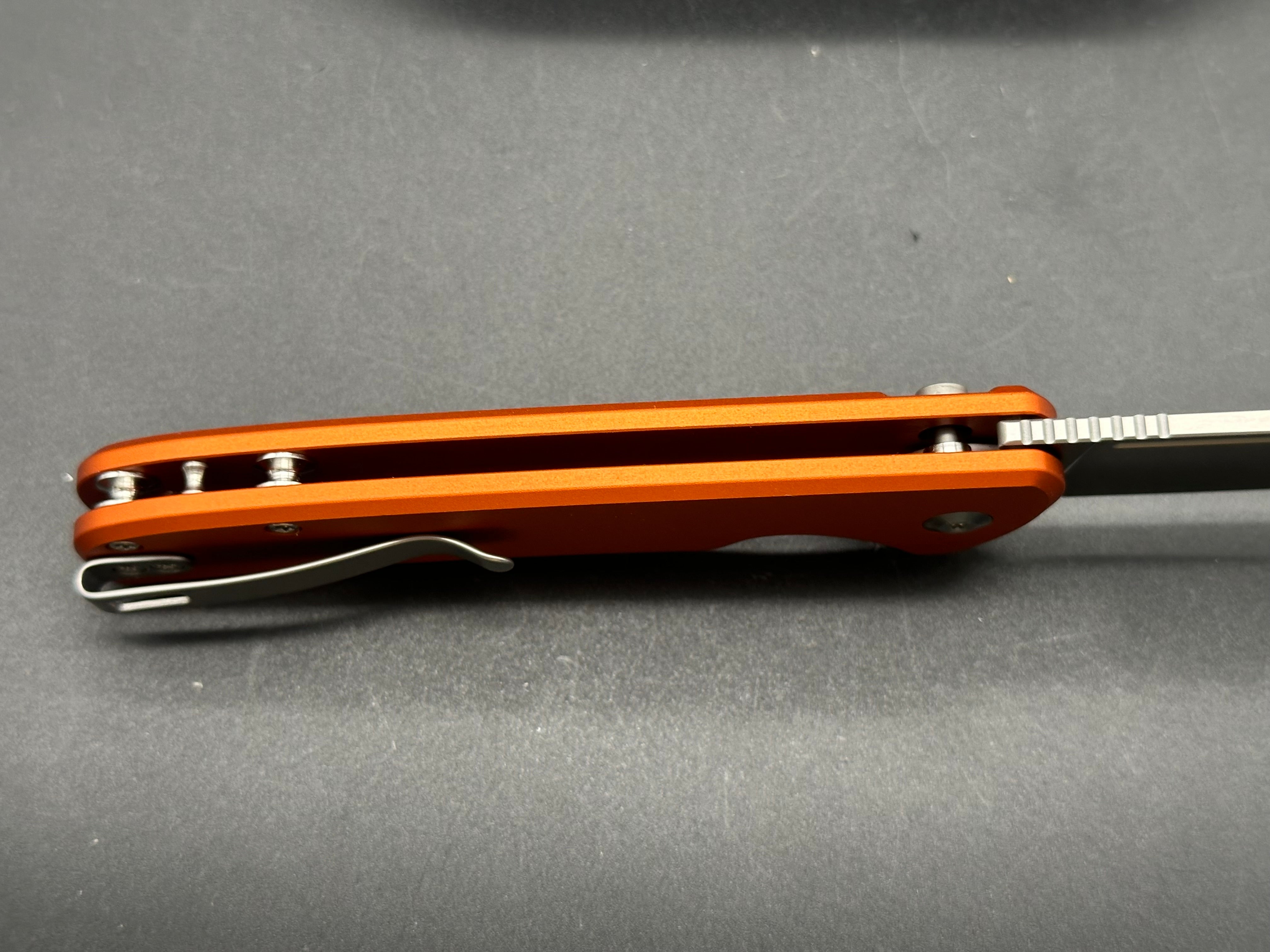 CIVIVI CHEVALIER II ORANGE ALUMINUM HANDLE 14C28N