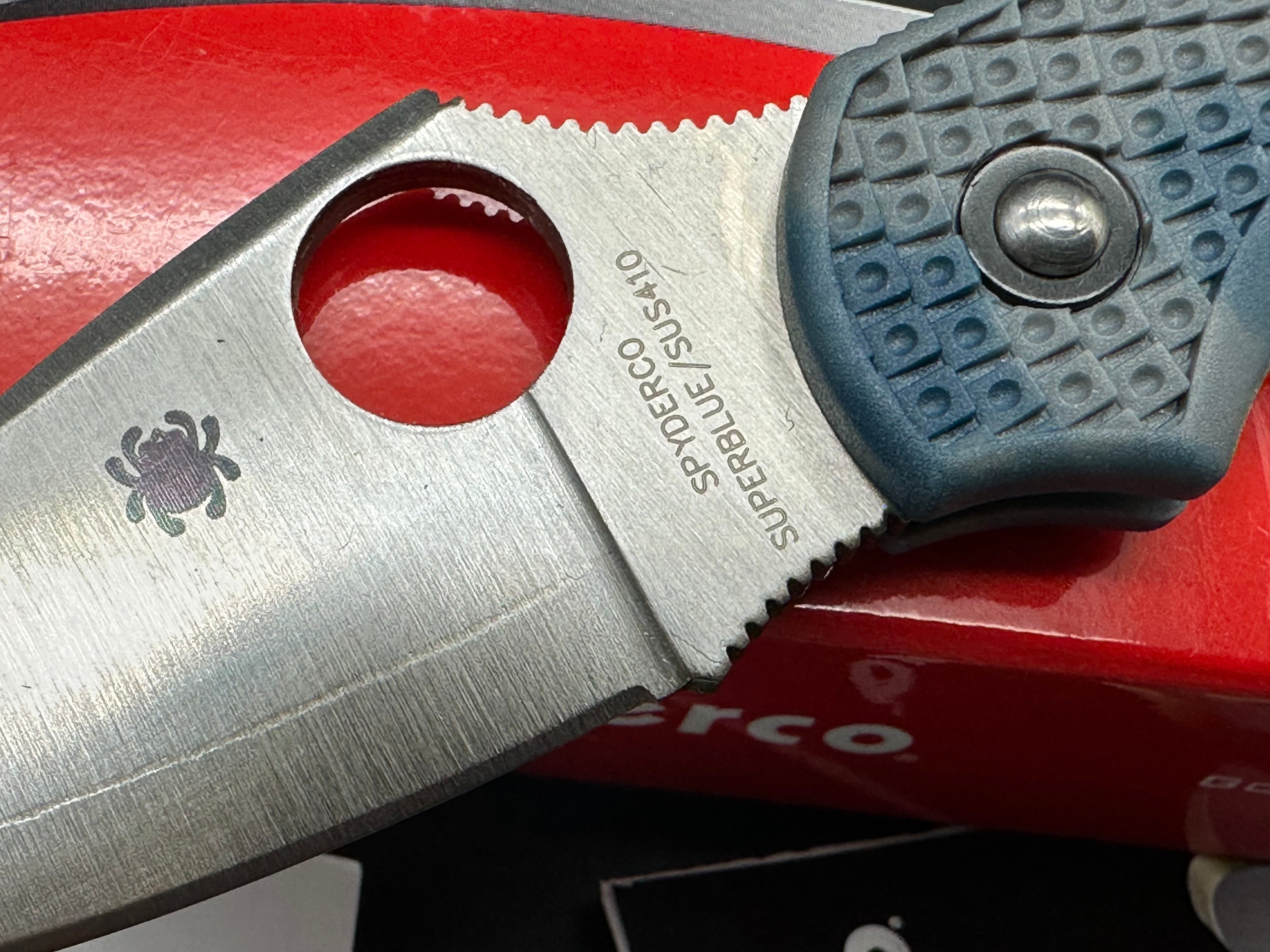 Spyderco Dragonfly Superblue Satin blade
