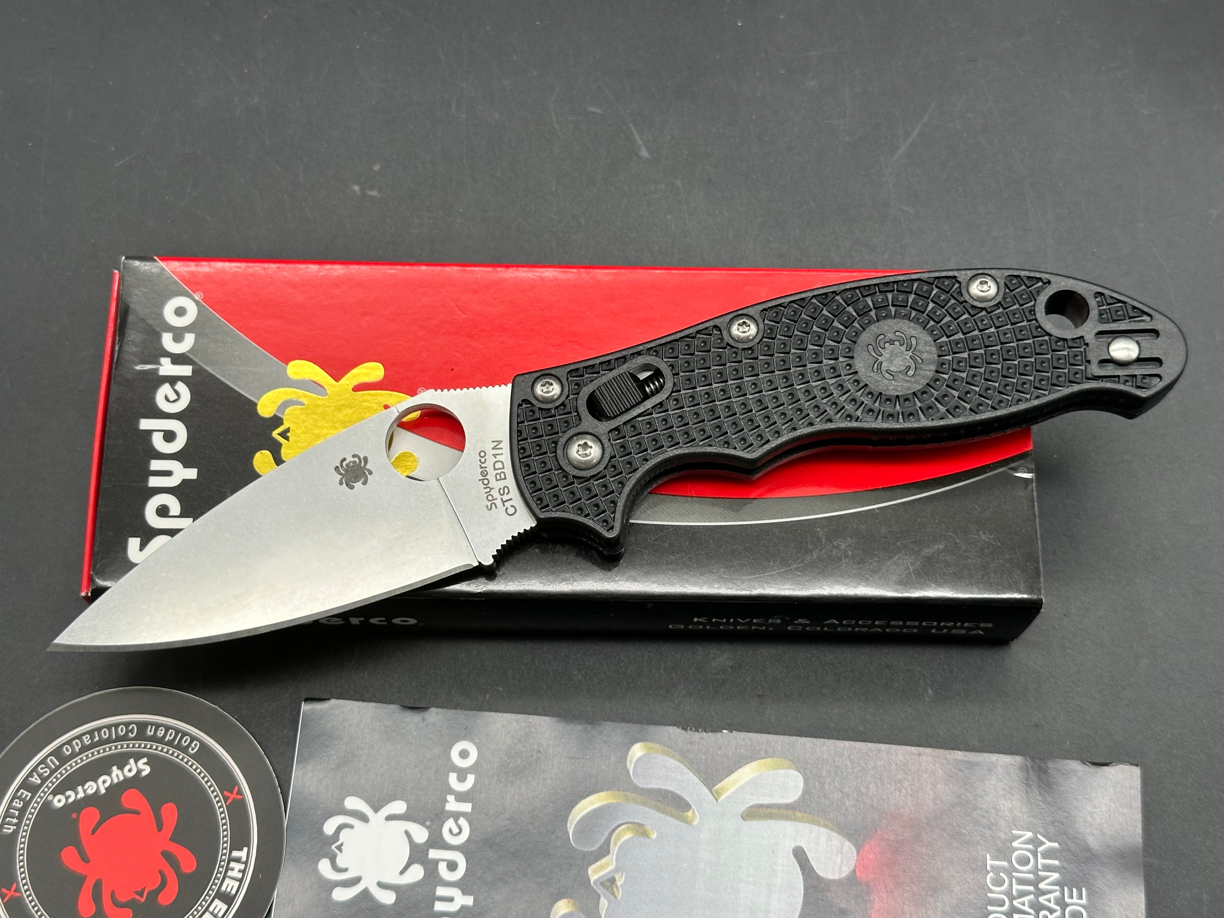 Spyderco Manix 2 CTS-BD1N Satin