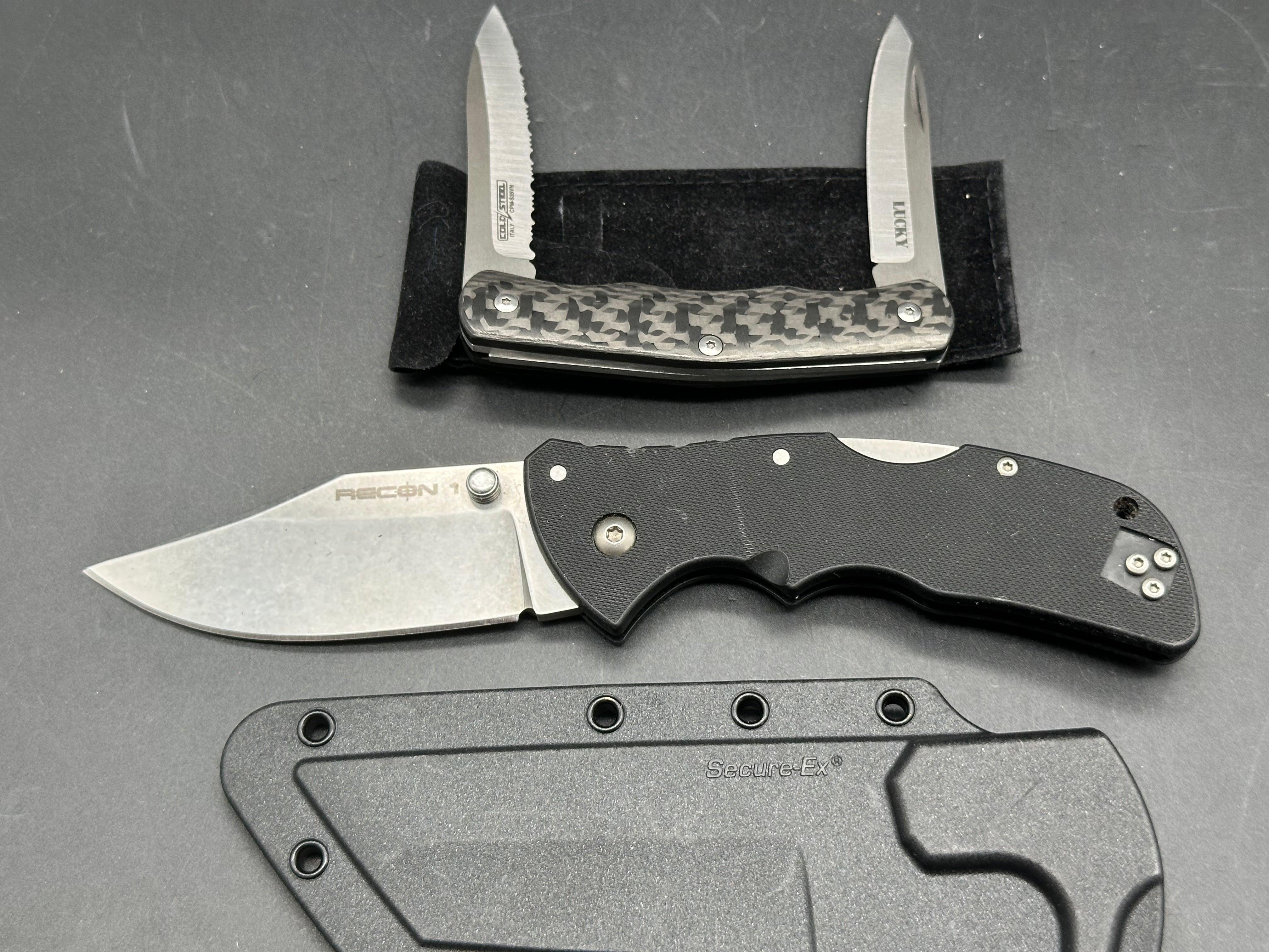 Cold Steel Mini Recon, Mini Tac Tanto, Lucky 3-Knife bundle