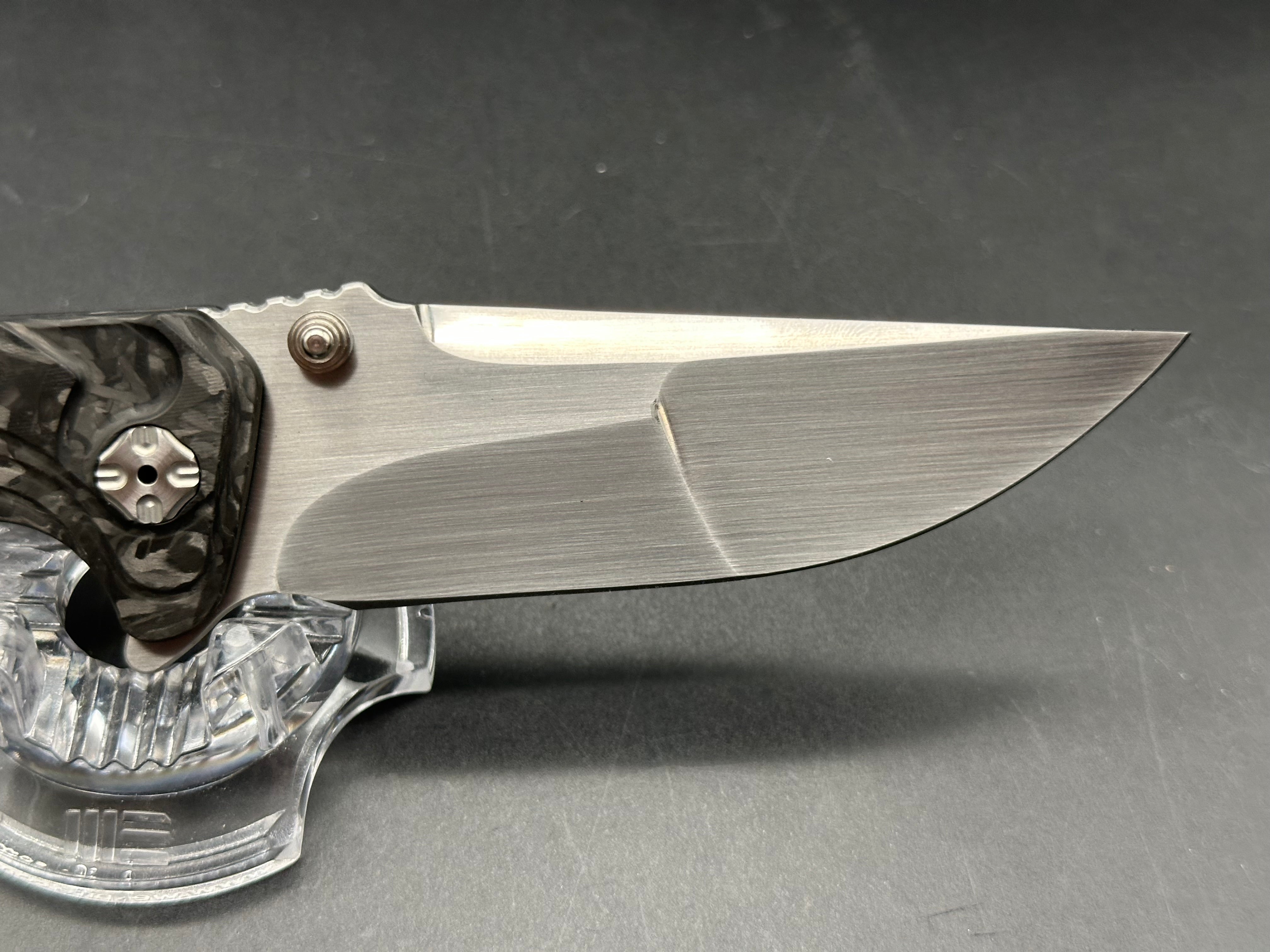 Brian Tighe Tighe Fighter Carbon Fiber scales w/RWL34 Blade