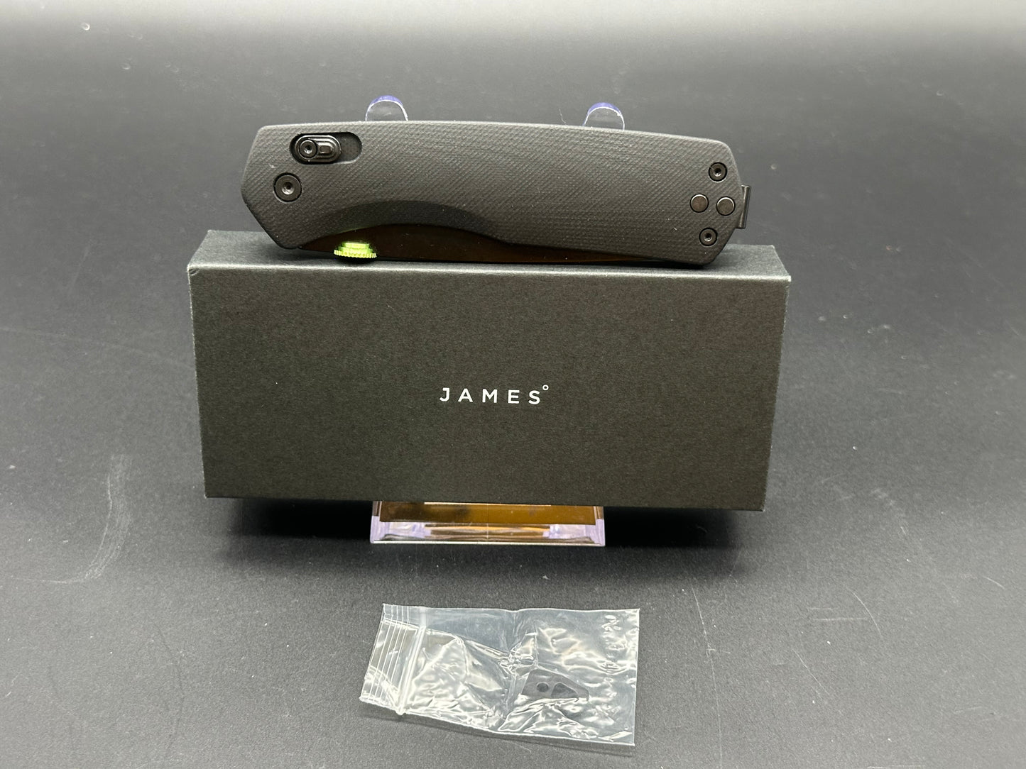 The James Brand Carter XL Ambi-Slider Knife Black G-10