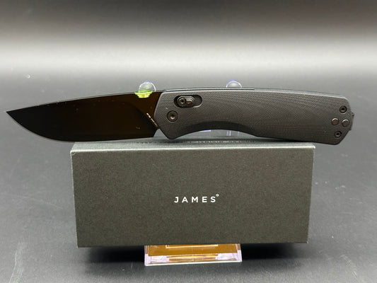 The James Brand Carter XL Ambi-Slider Knife Black G-10