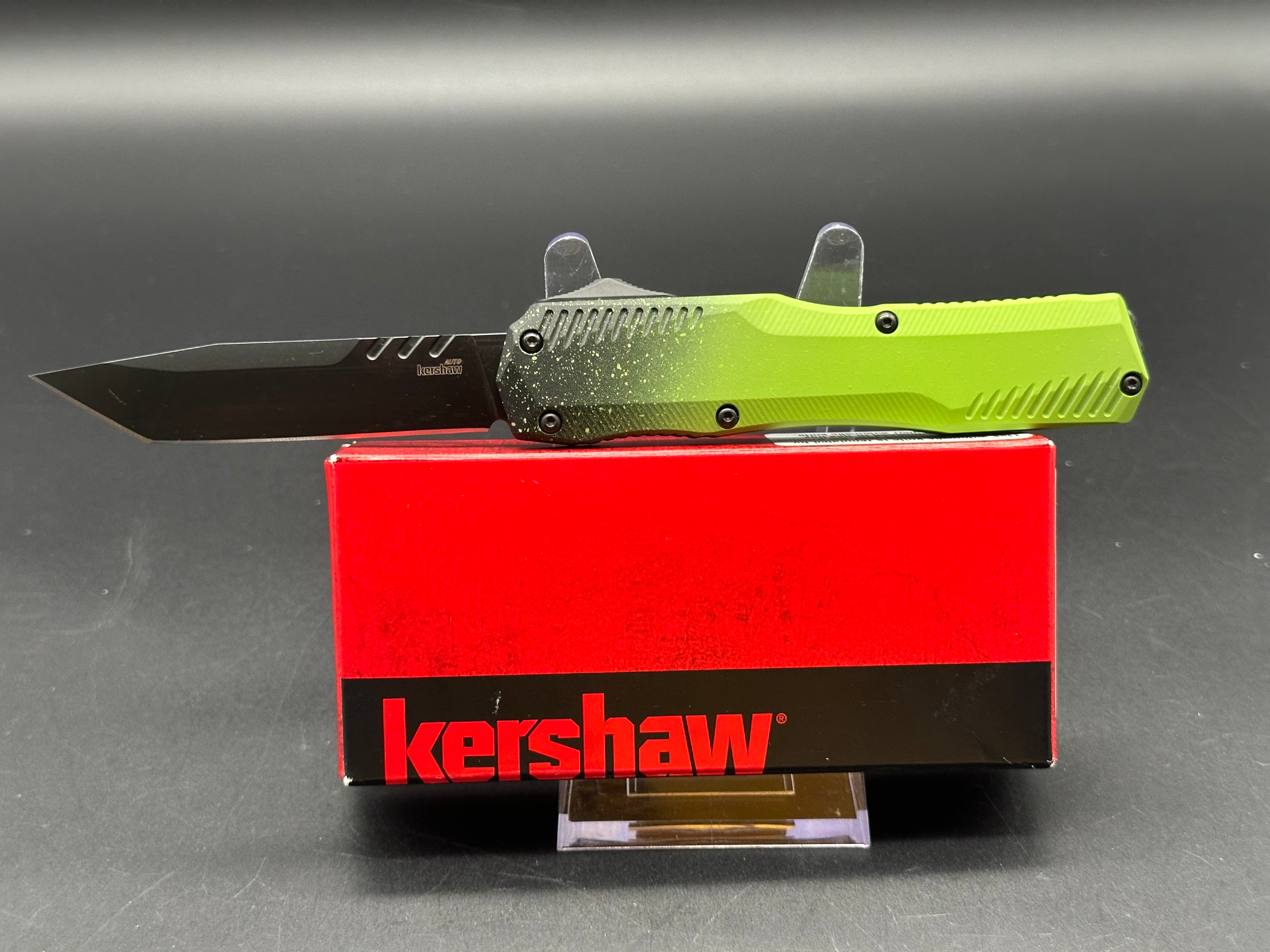 Kershaw Livewire automatic Zombie cerekote magnacut from Blade Show 2024