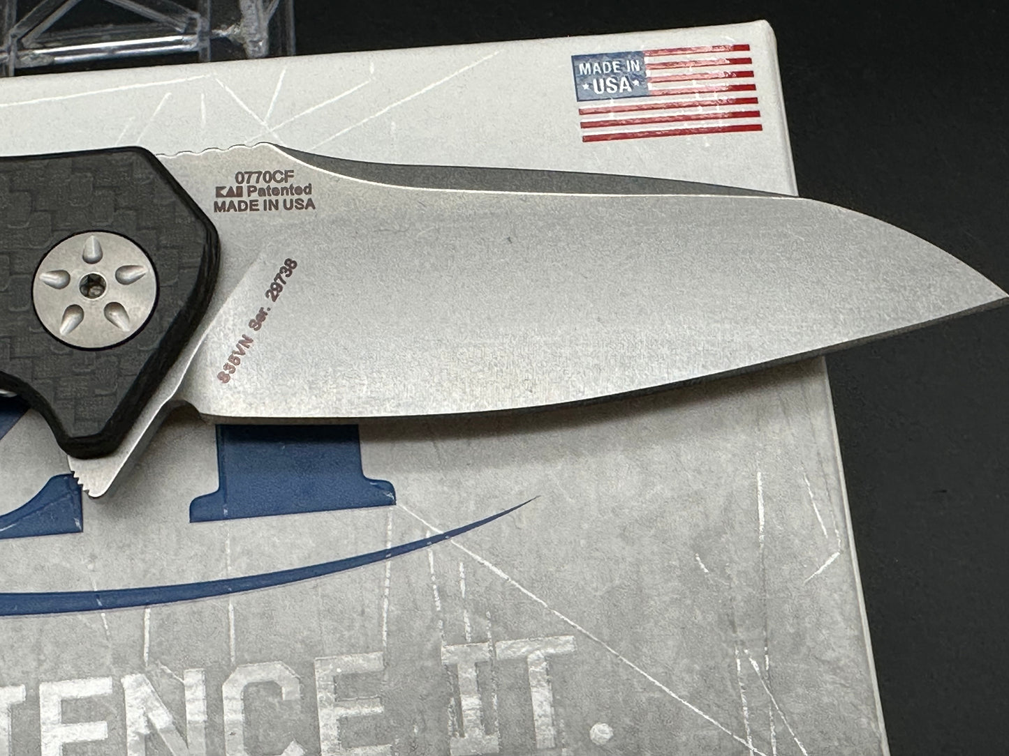 Zero Tolerance 0770CF Assisted Opening Knife Carbon Fiber