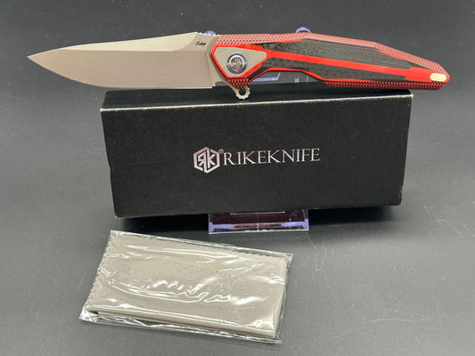 Rike Knife Tulay integral Red G10/CF