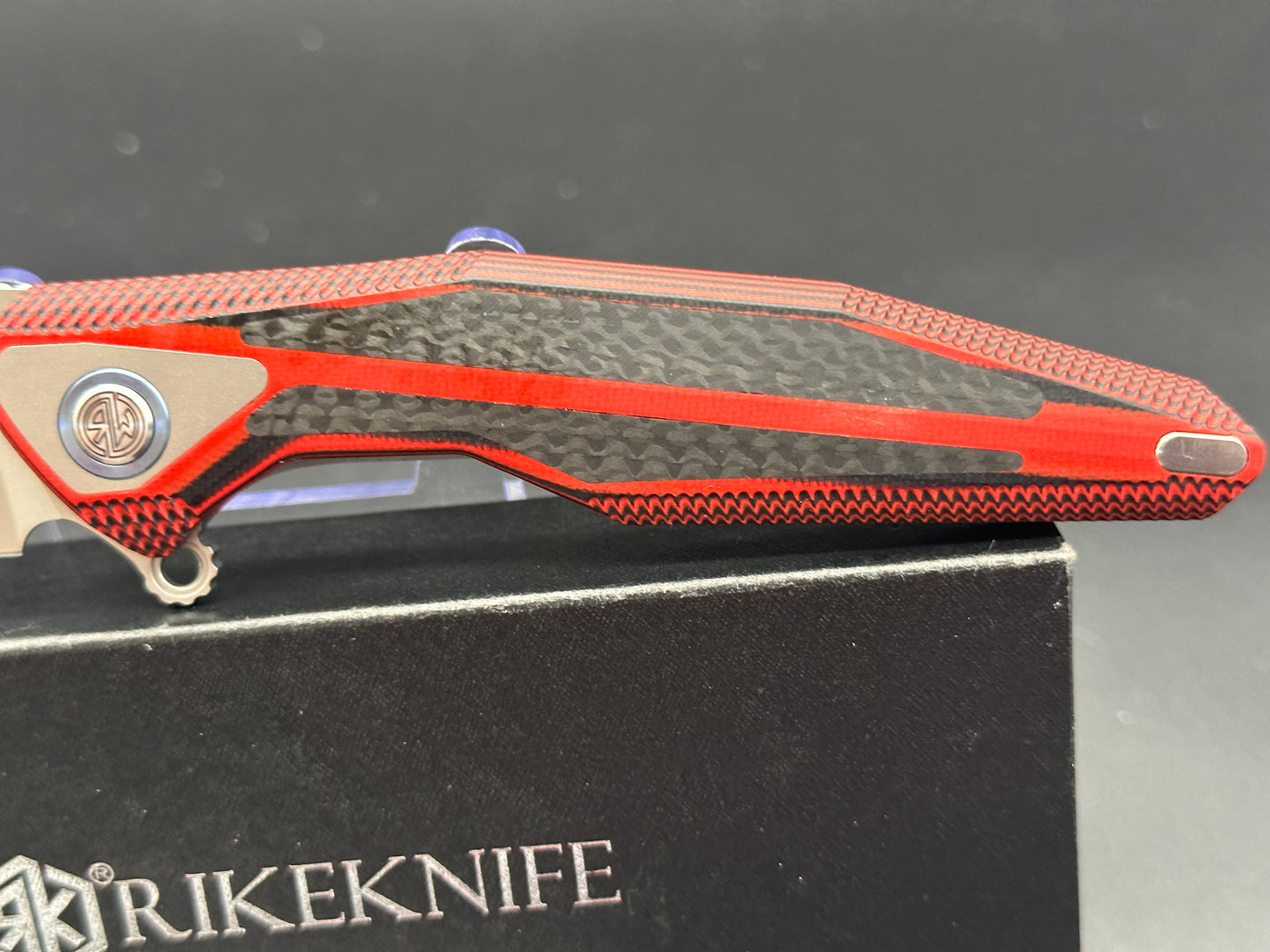 Rike Knife Tulay integral Red G10/CF