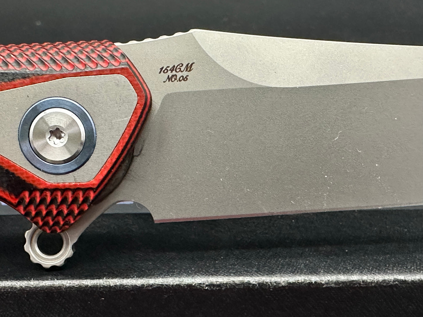 Rike Knife Tulay integral Red G10/CF