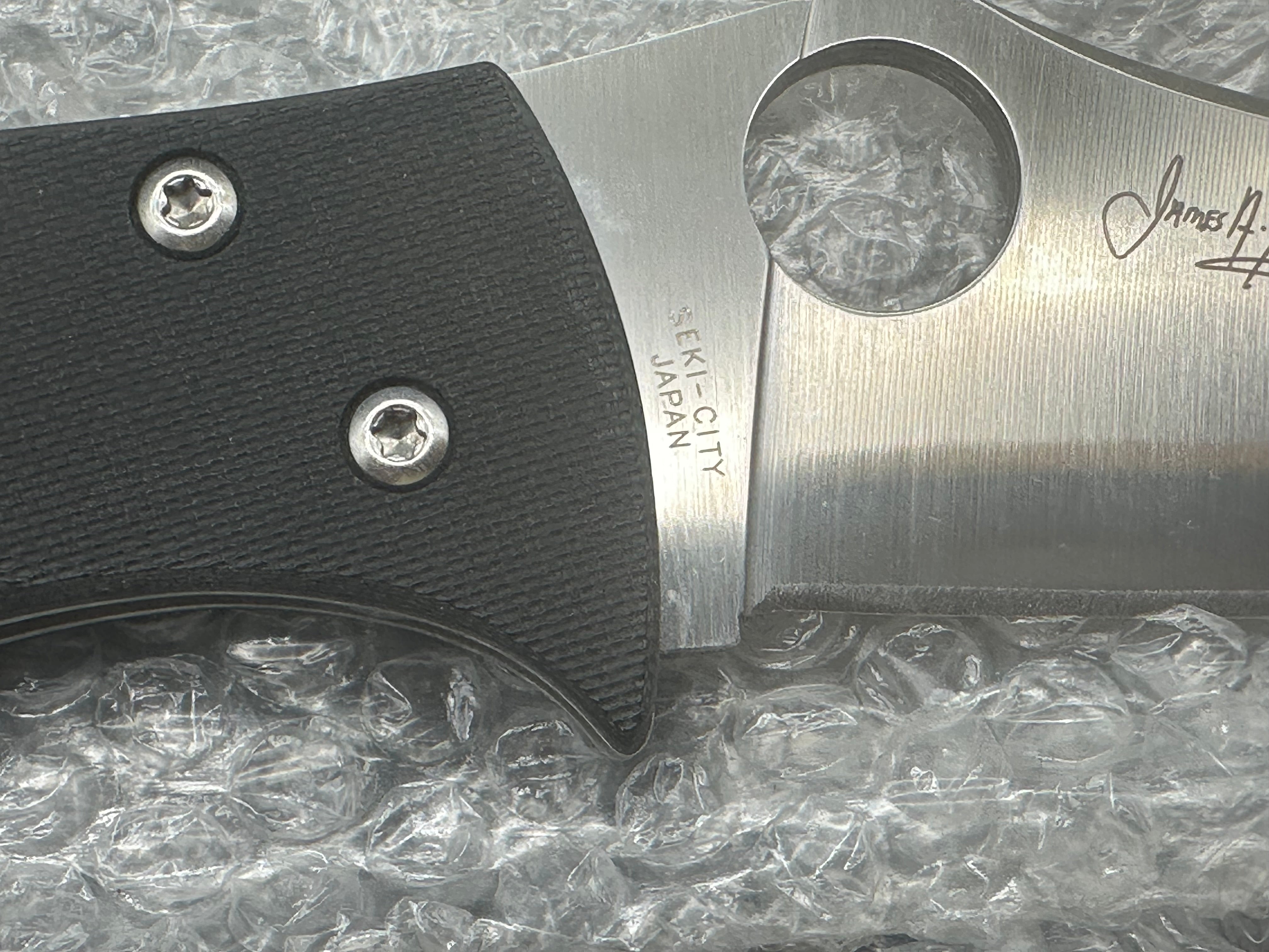Spyderco James Keating Chinook 4 Lockback Knife Black G-10 (3.8" Satin)