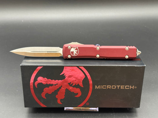 Microtech Ultratech OTF Automatic Knife Maroon (Factory Blem)