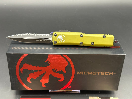 Microtech UTX-85 D/E OTF Automatic Knife OD Green Aluminum (Factory Blem)