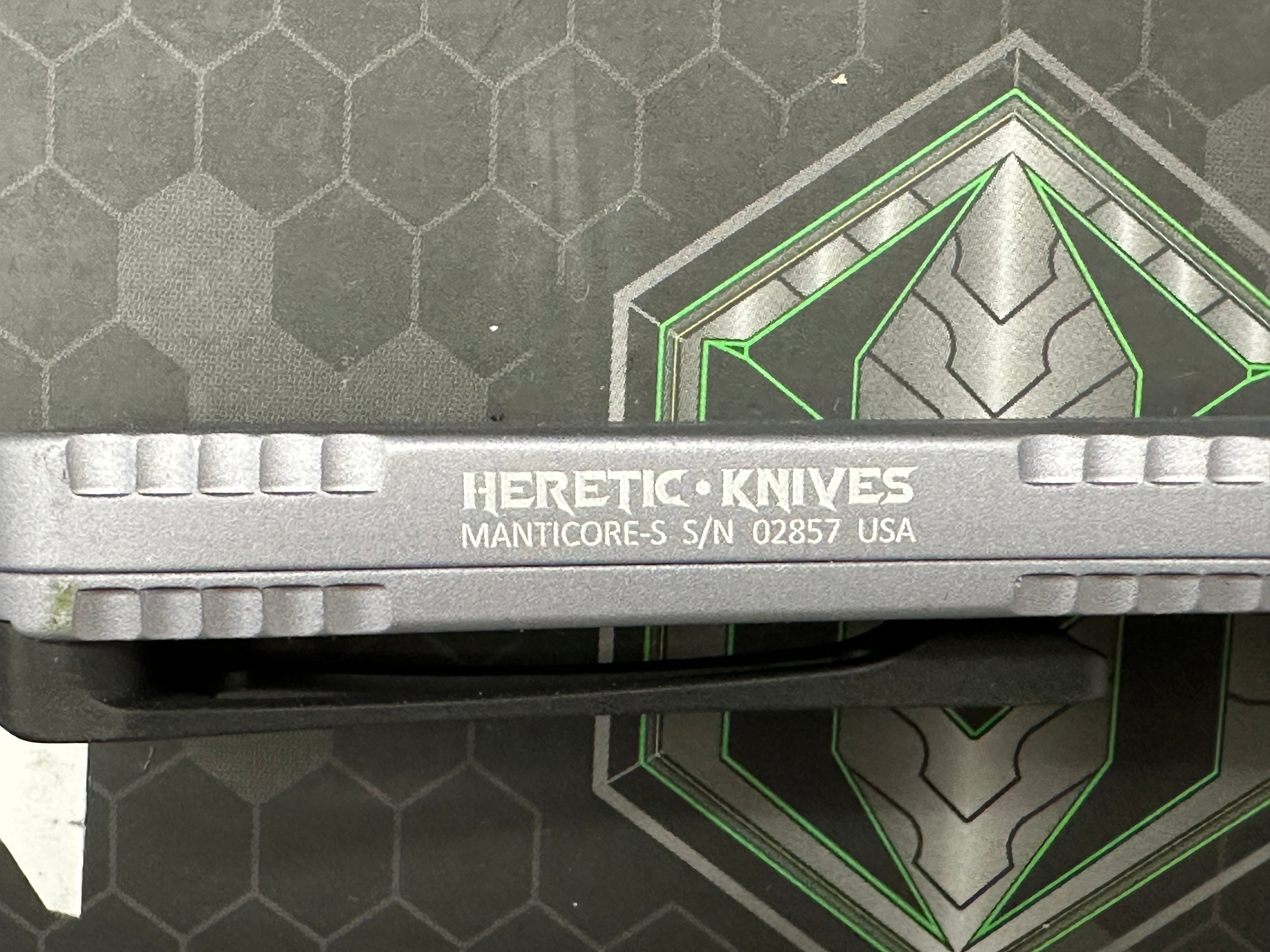 Heretic H025-10-Gray Manticore S Magnacut