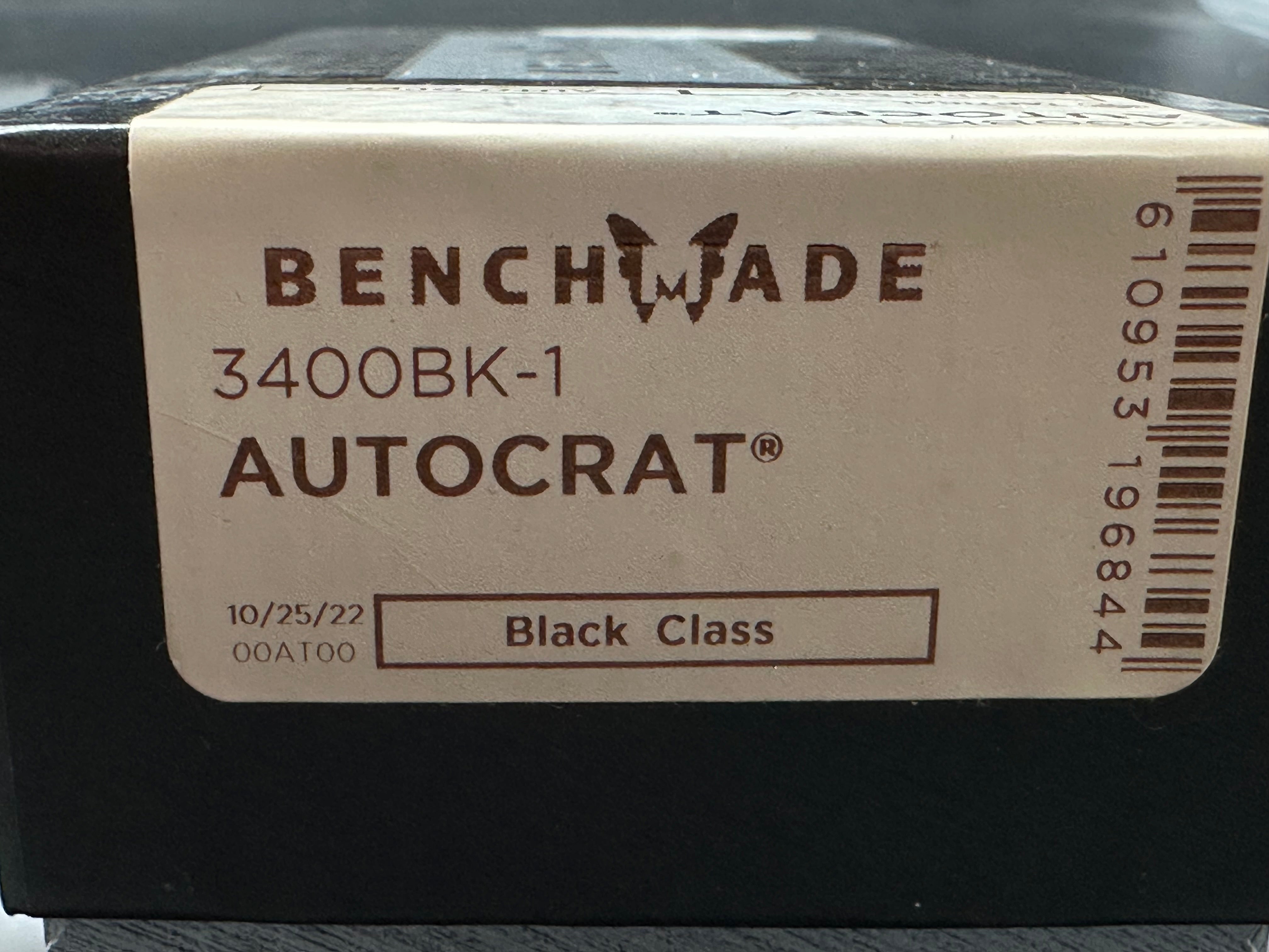 Benchmade 3400BK-1 Autocrat