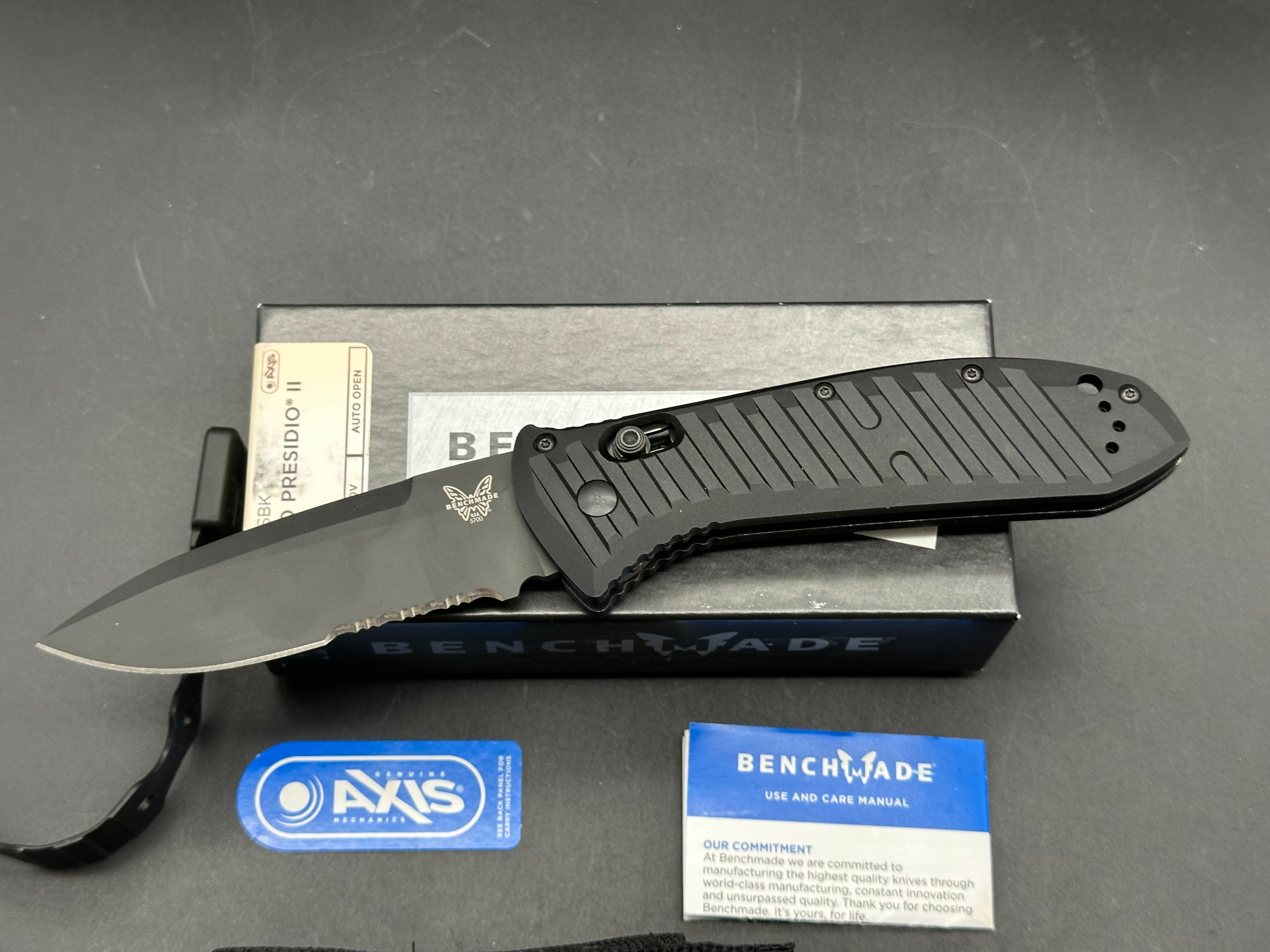 Benchmade 5700SBK Auto Presidio 2