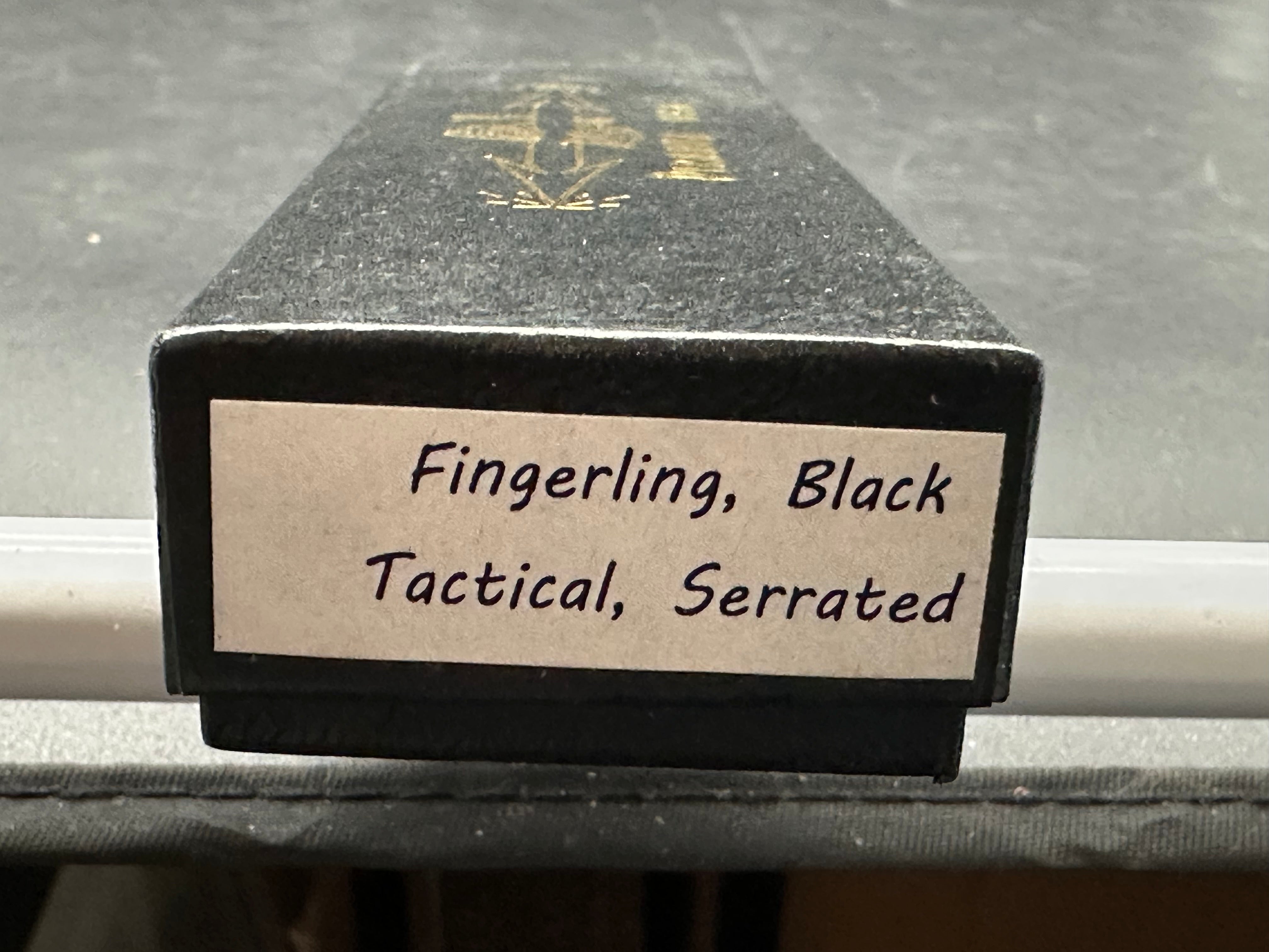 Piranha Fingerling Black Serrated