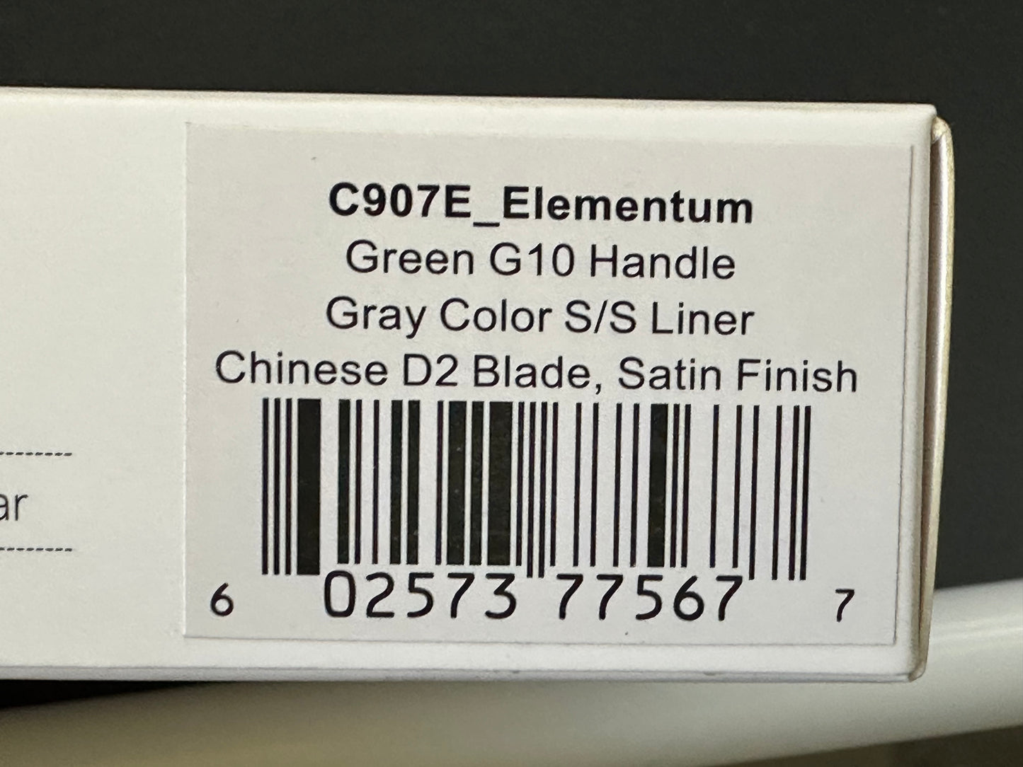 CIVIVI ELEMENTUM GREEN G10