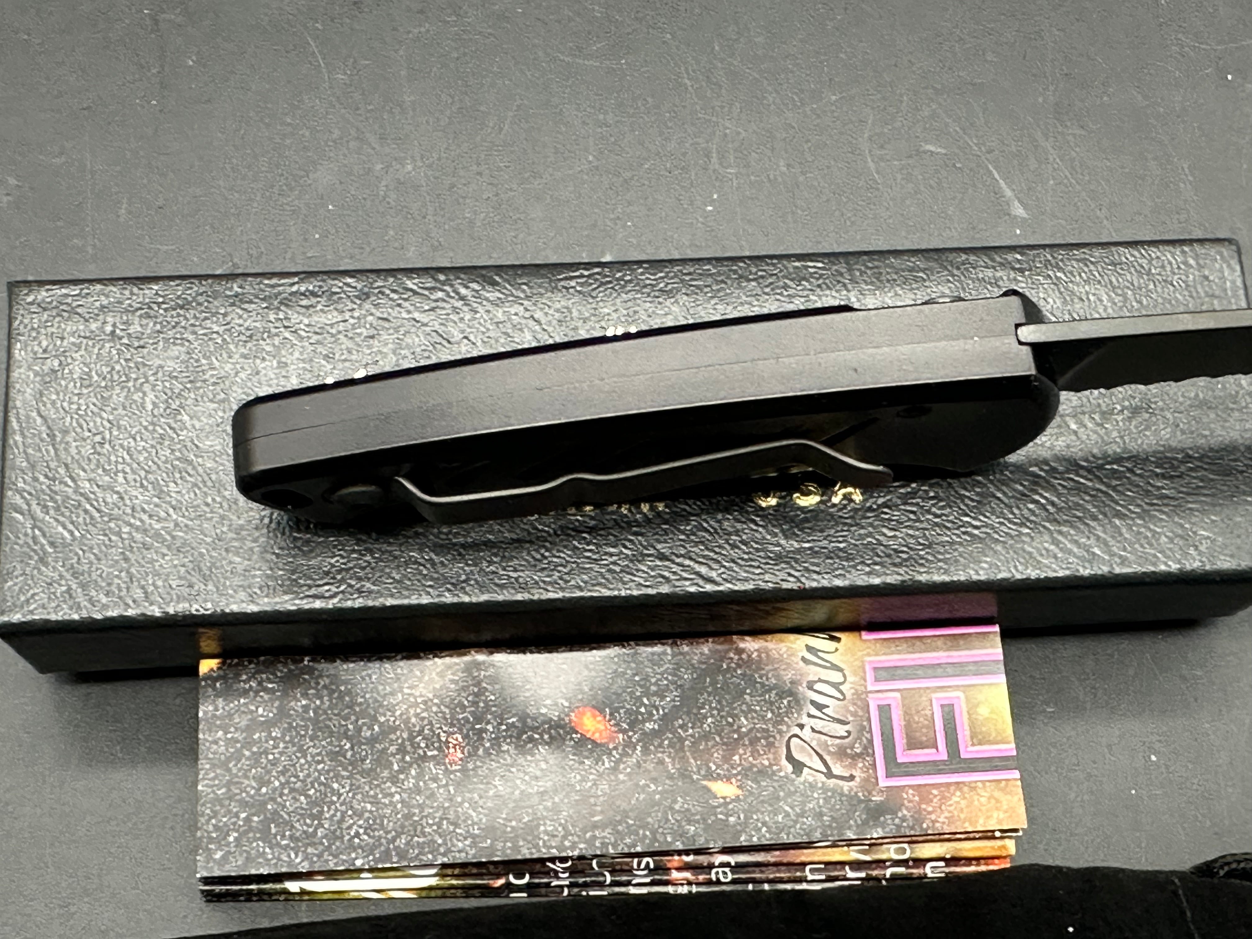 Piranha Fingerling Black Serrated
