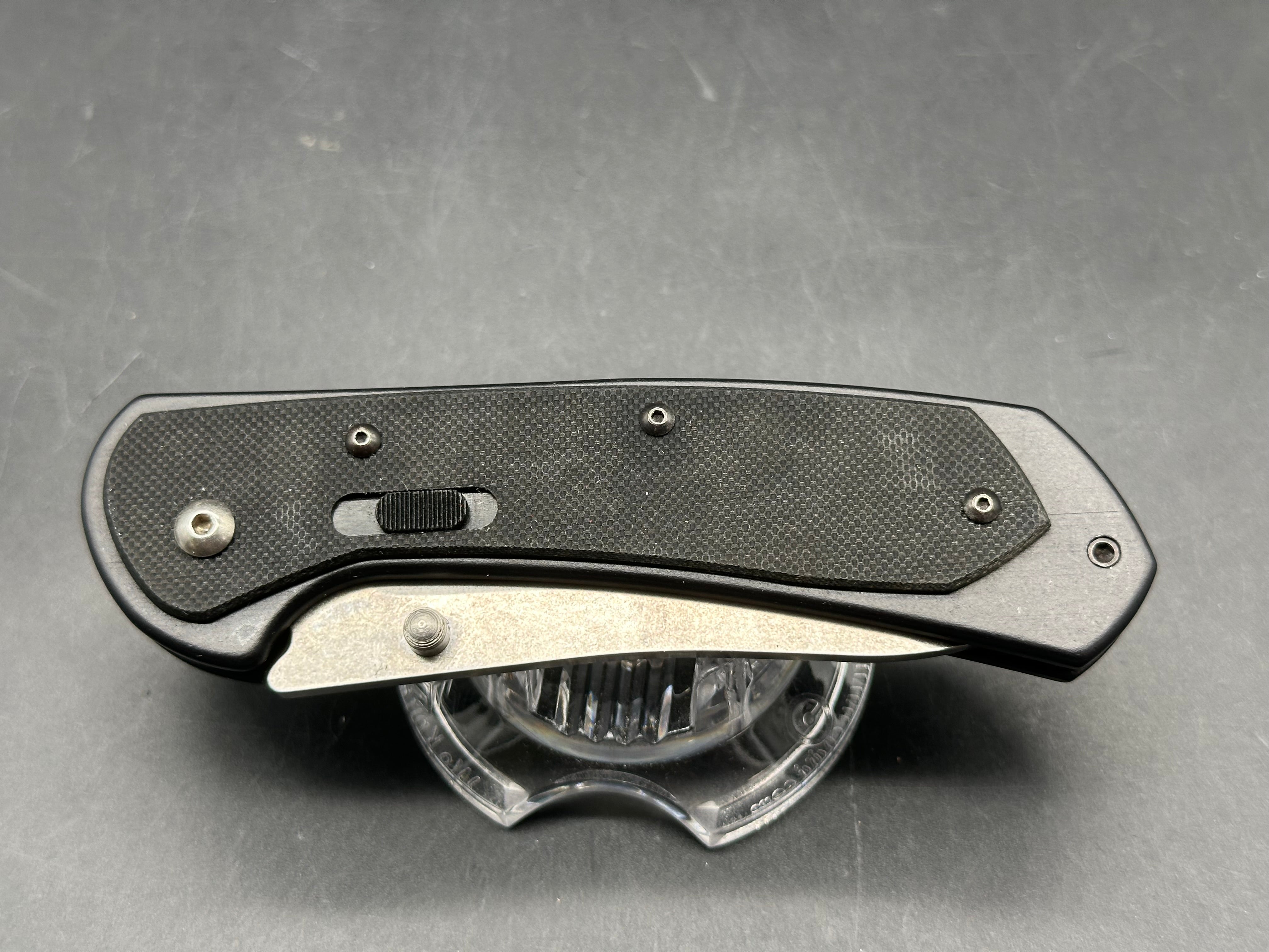 REKAT Savant Nessmuk Blade Style Ti frame/G10 scales ATS-34 blade