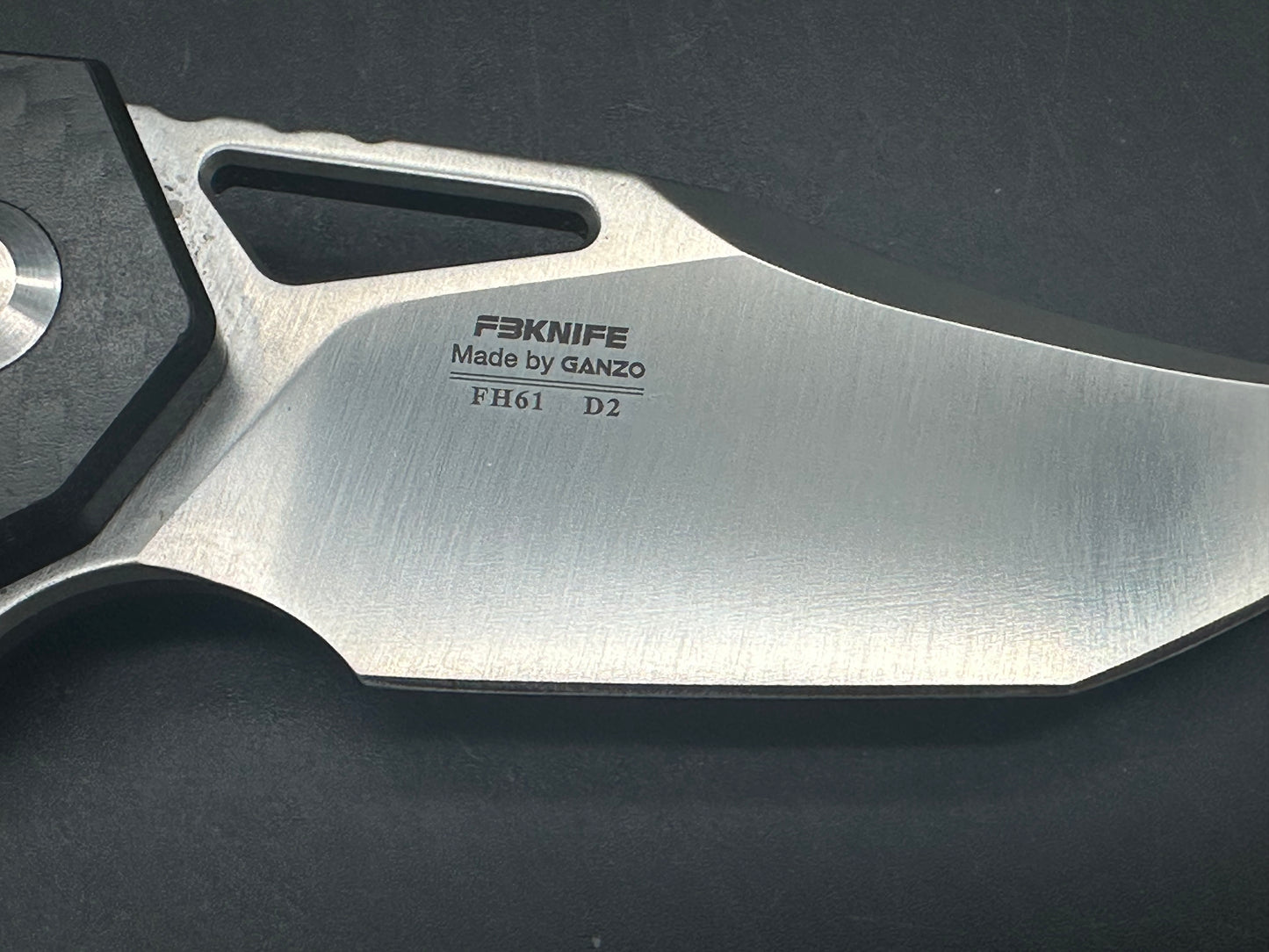 GANZO Firebird FH61 Liner Lock Carbon Fiber scales (2.76" D2 Satin)