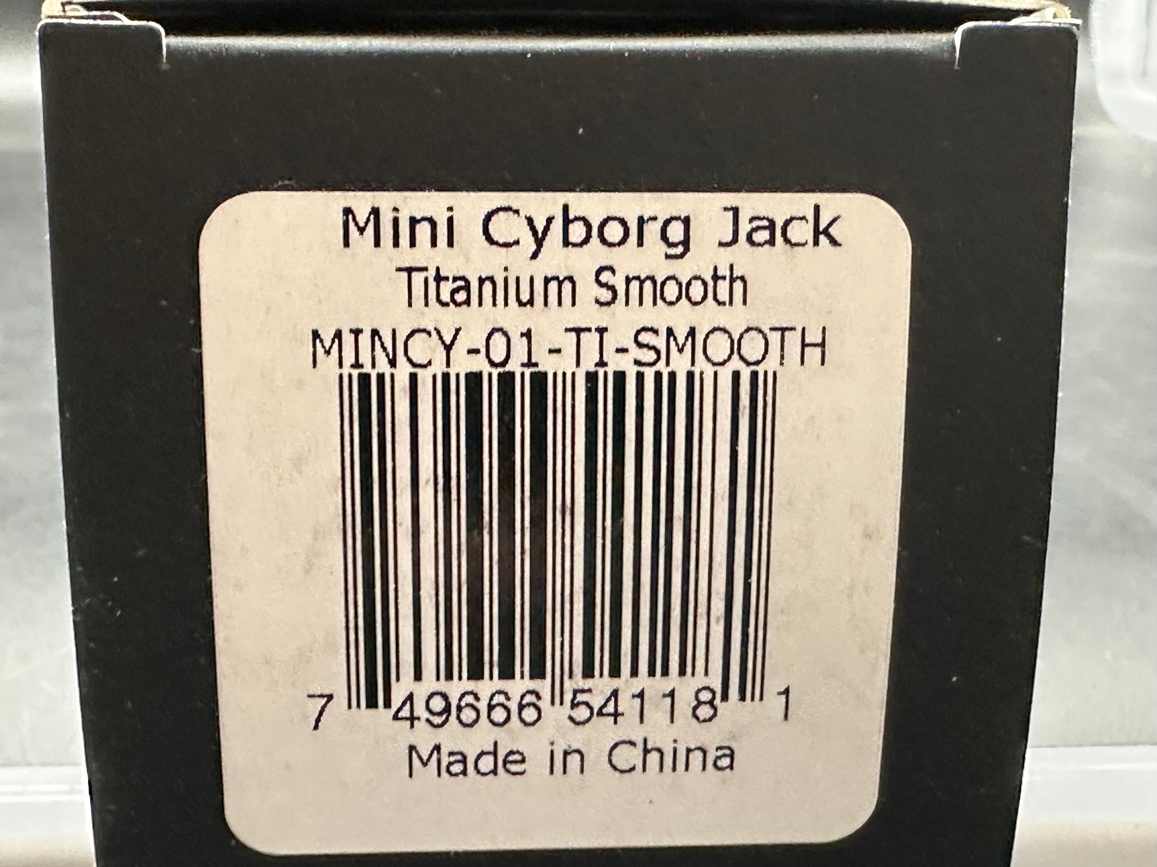 Jack Wolf Mini Cyborg Jack Smooth Titanium