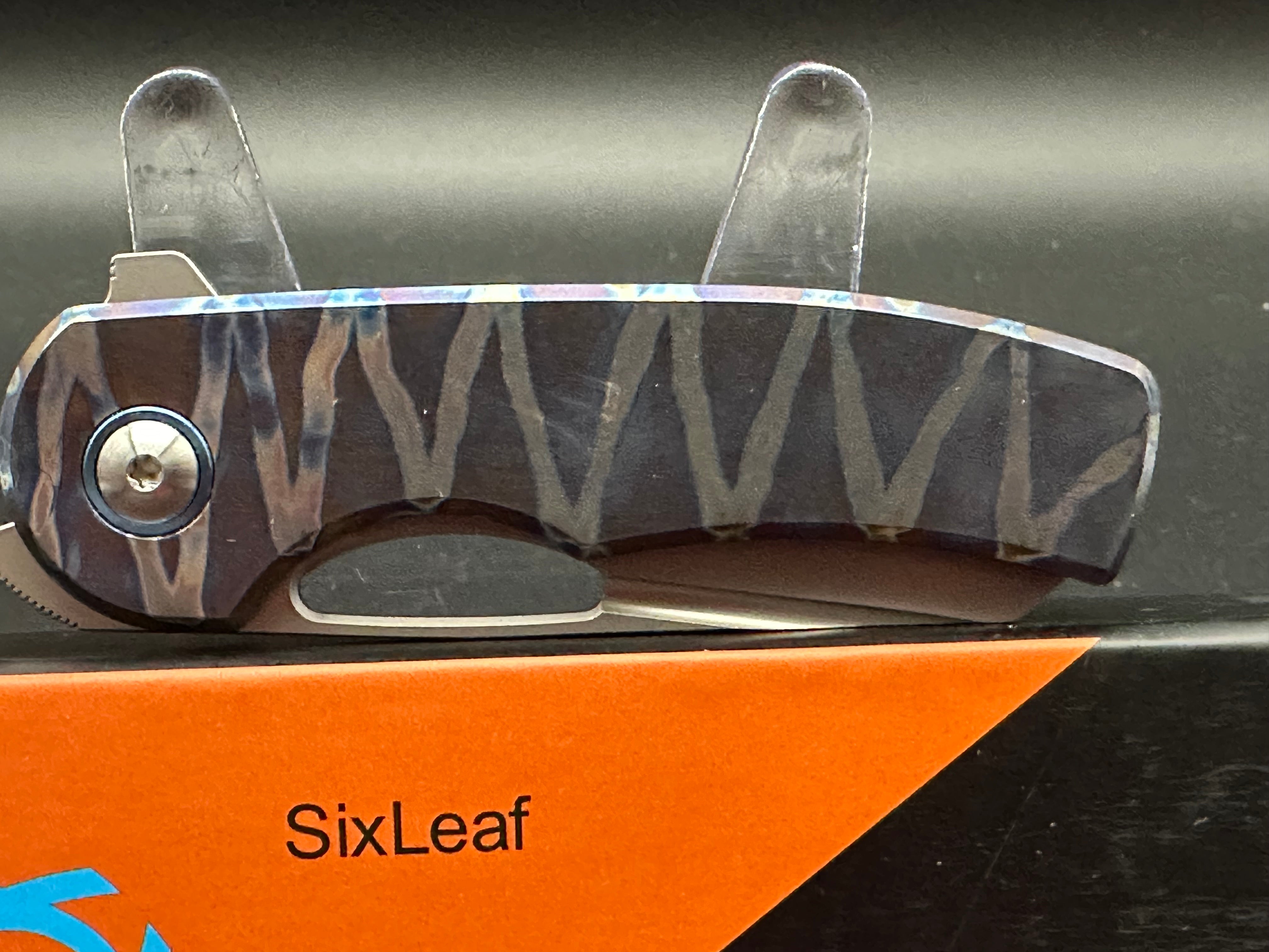 Sixleaf SL-19-Fire 20CV Blade TC4 titanium