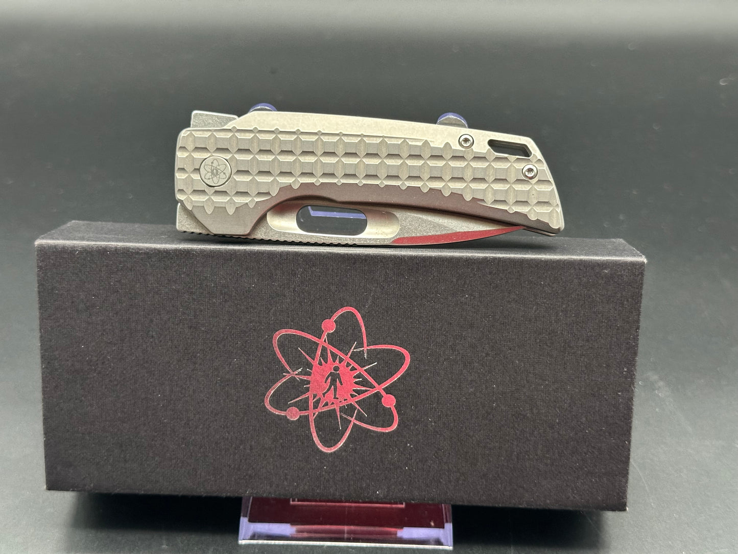 Empedc Nymble M390 3rd run frag titanium stonewash