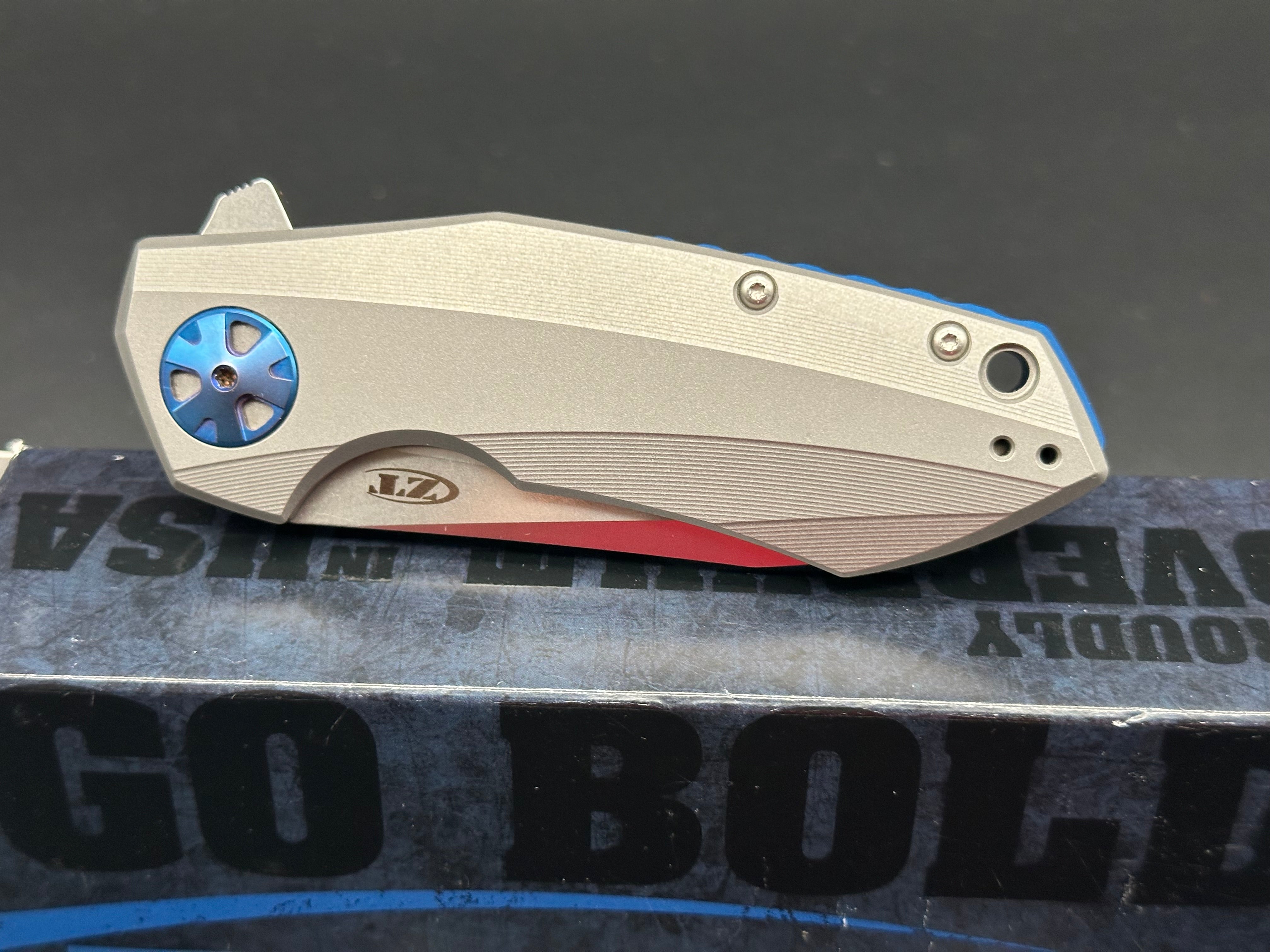 Zero Tolerance 0456 Flipper Knife Titanium