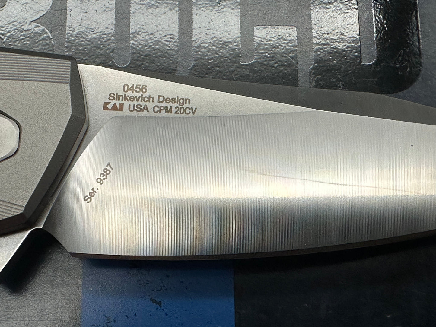 Zero Tolerance 0456 Flipper Knife Titanium