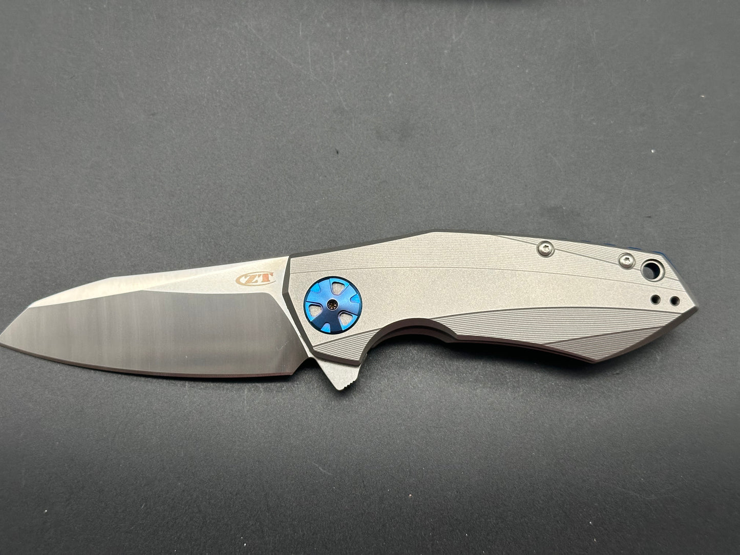 Zero Tolerance 0456 Flipper Knife Titanium