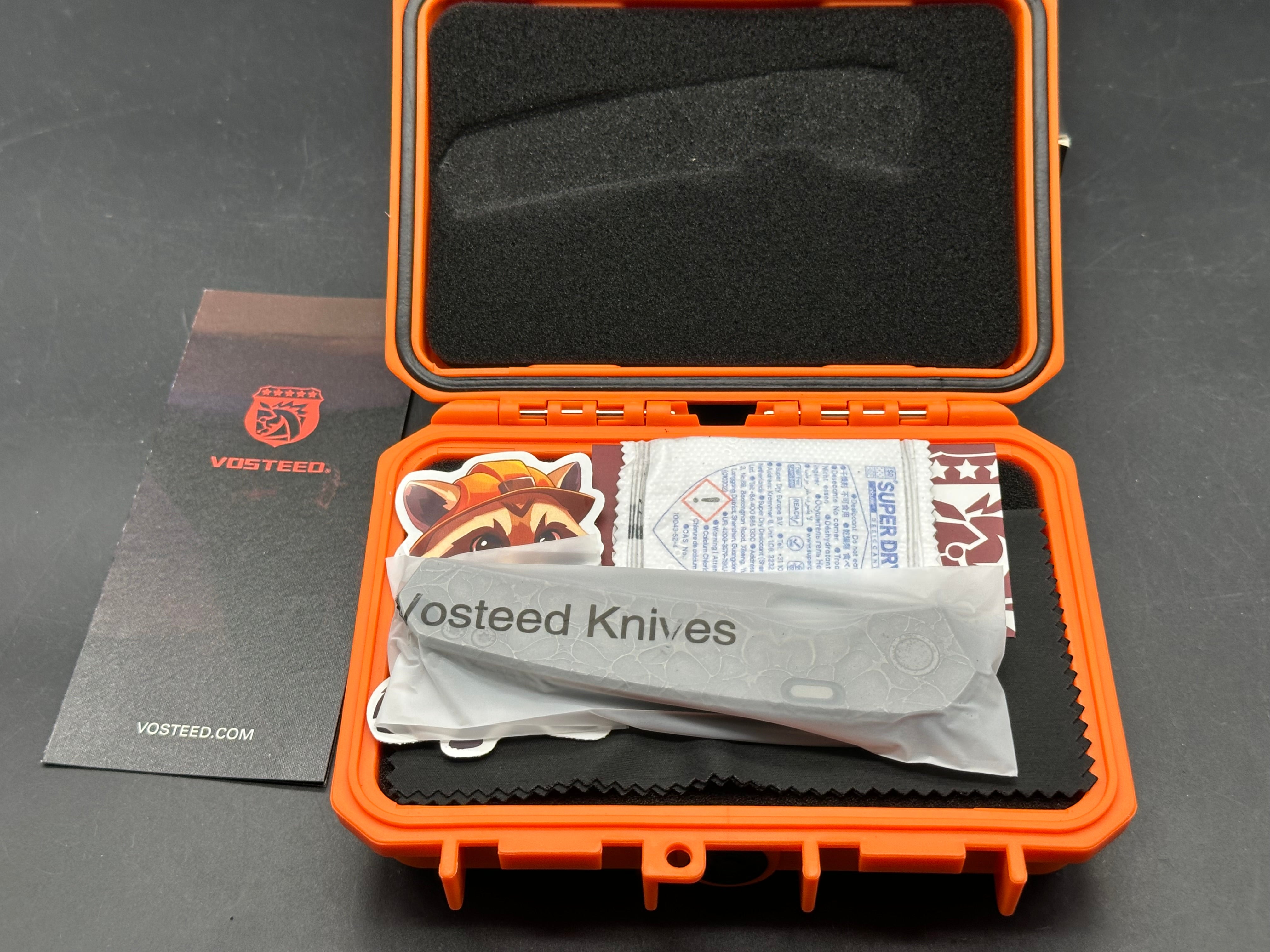 Vosteed Psyop - Top Liner Lock Knife (3.32" Elmax Blade & Titanium Handle)