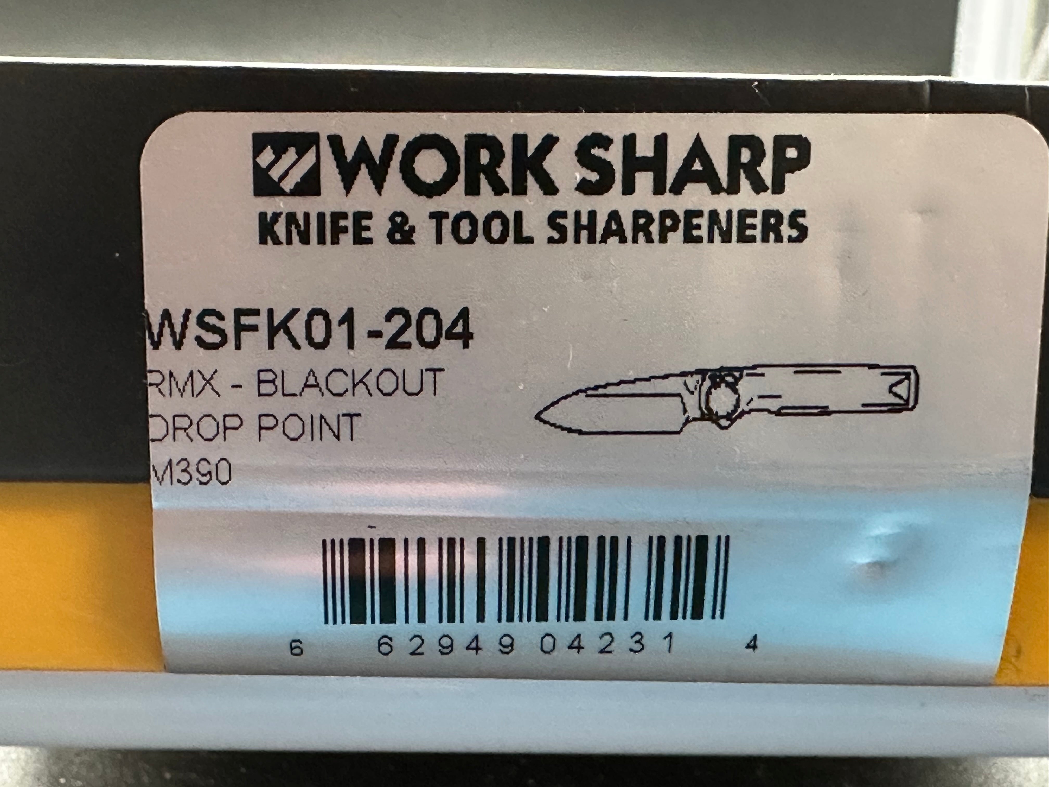 Worksharp RMX Drop Point Blackout | Reserve Series
