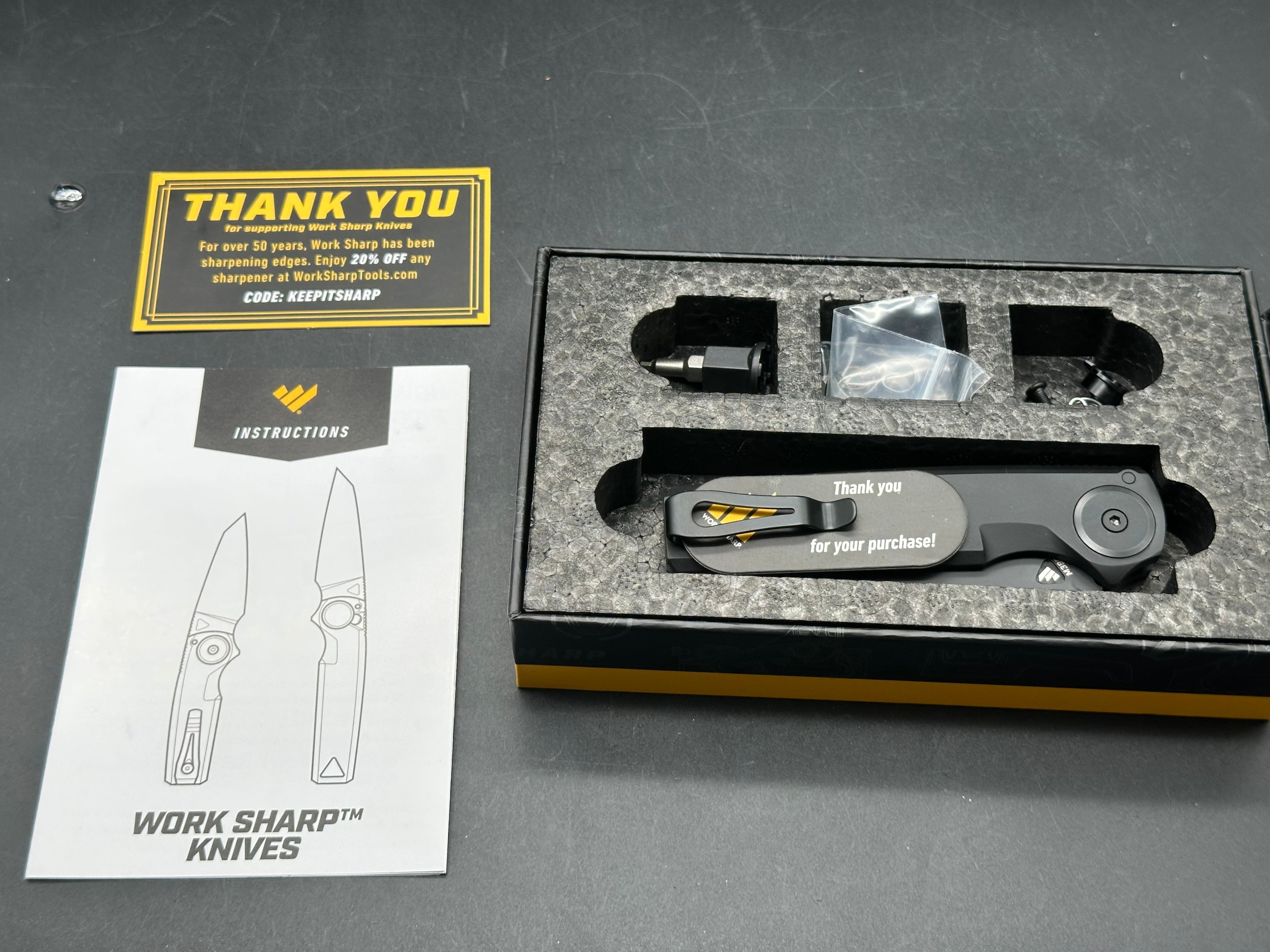 Worksharp RMX Drop Point Blackout | Reserve Series