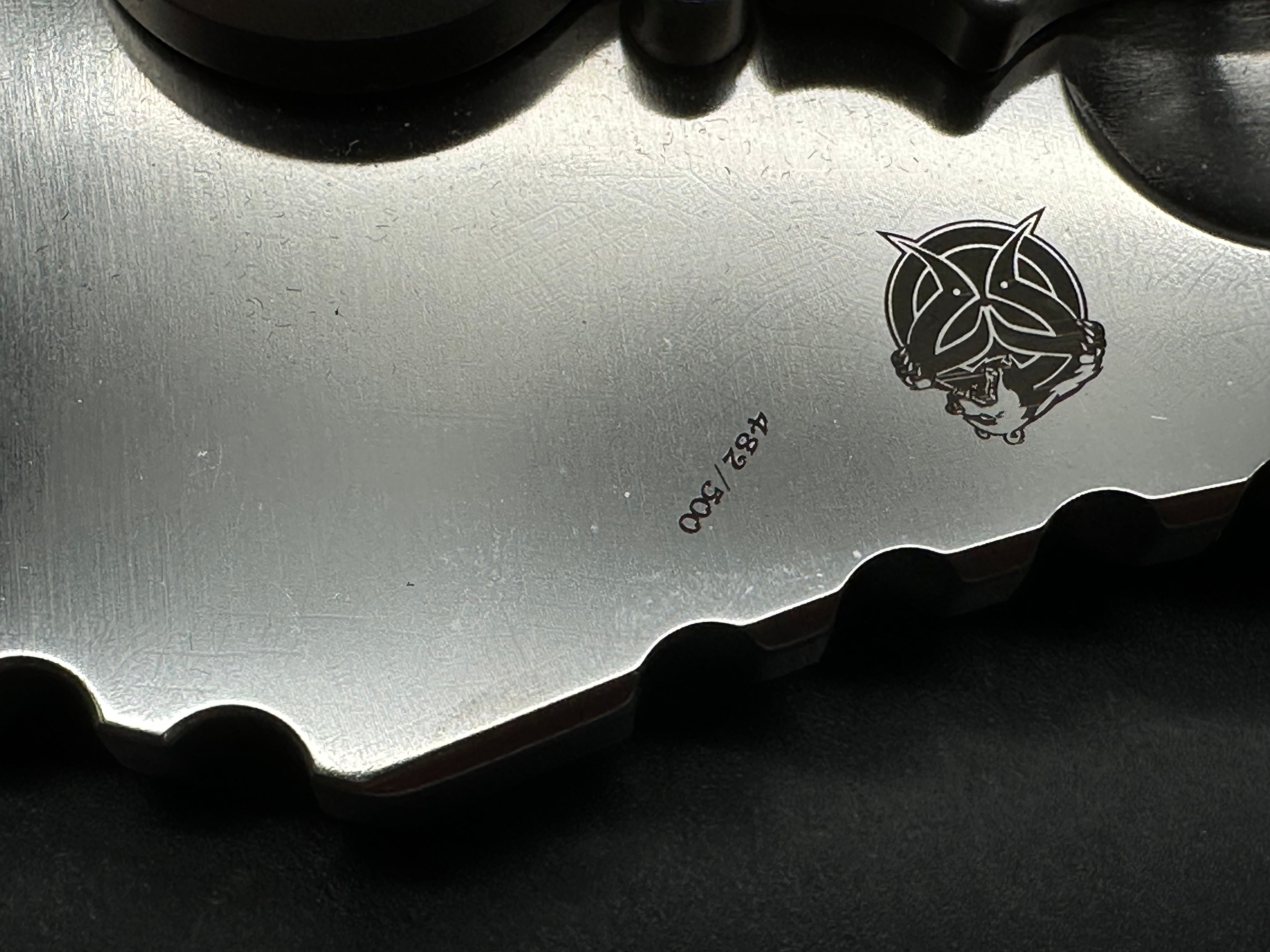 Midgards Messer & PMP Knives - Big Boss/Grey +Ti Frame/Tanto/Satin CPM-D2