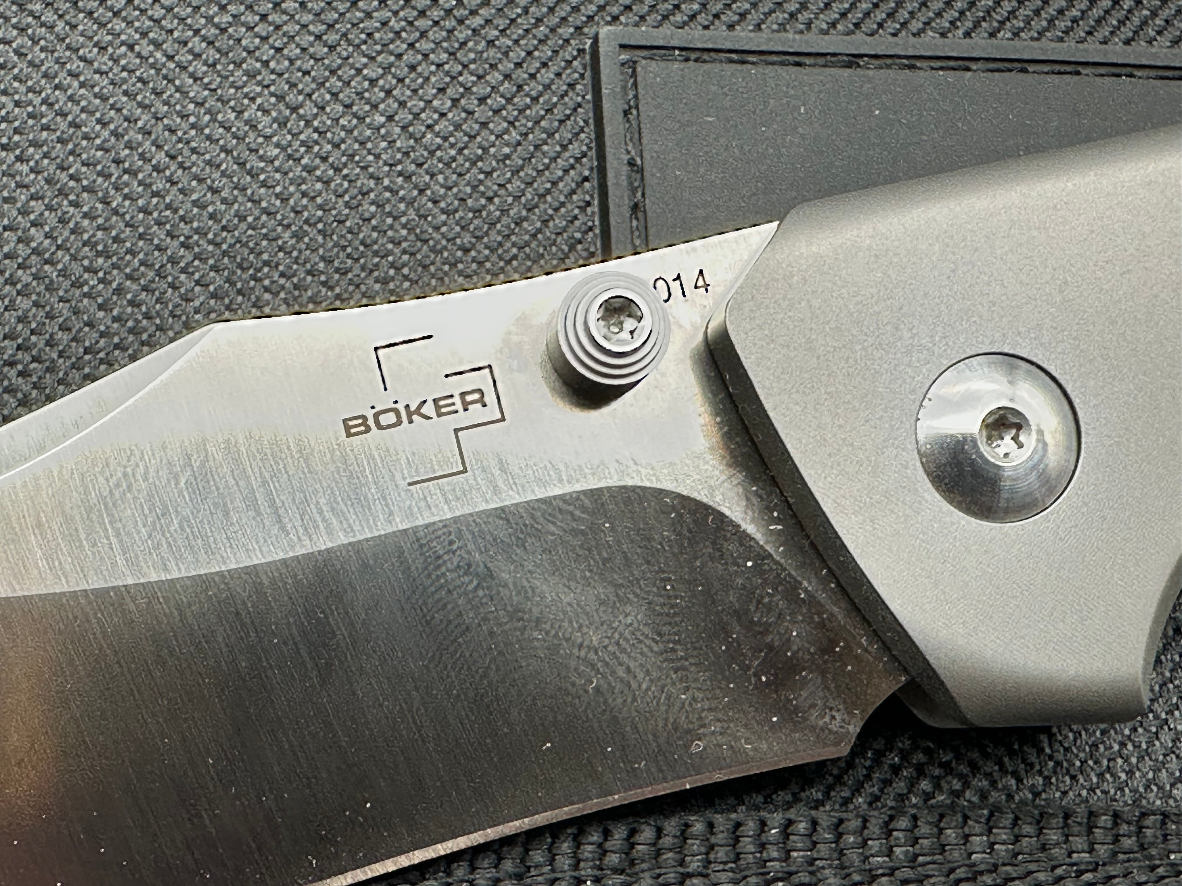 Boker Plus Jive Frame Lock Knife Titanium (3" Satin D2)
