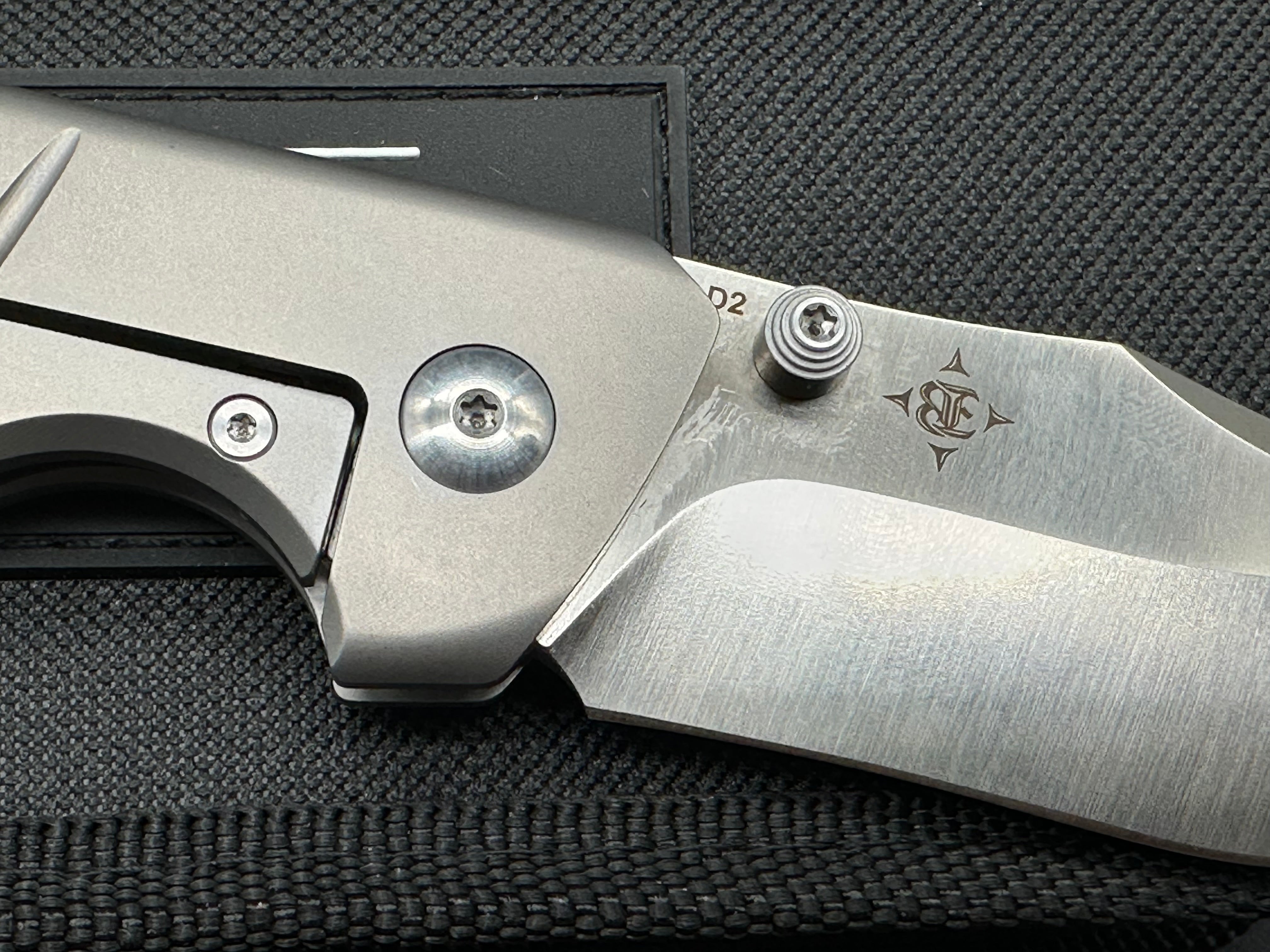 Boker Plus Jive Frame Lock Knife Titanium (3" Satin D2)