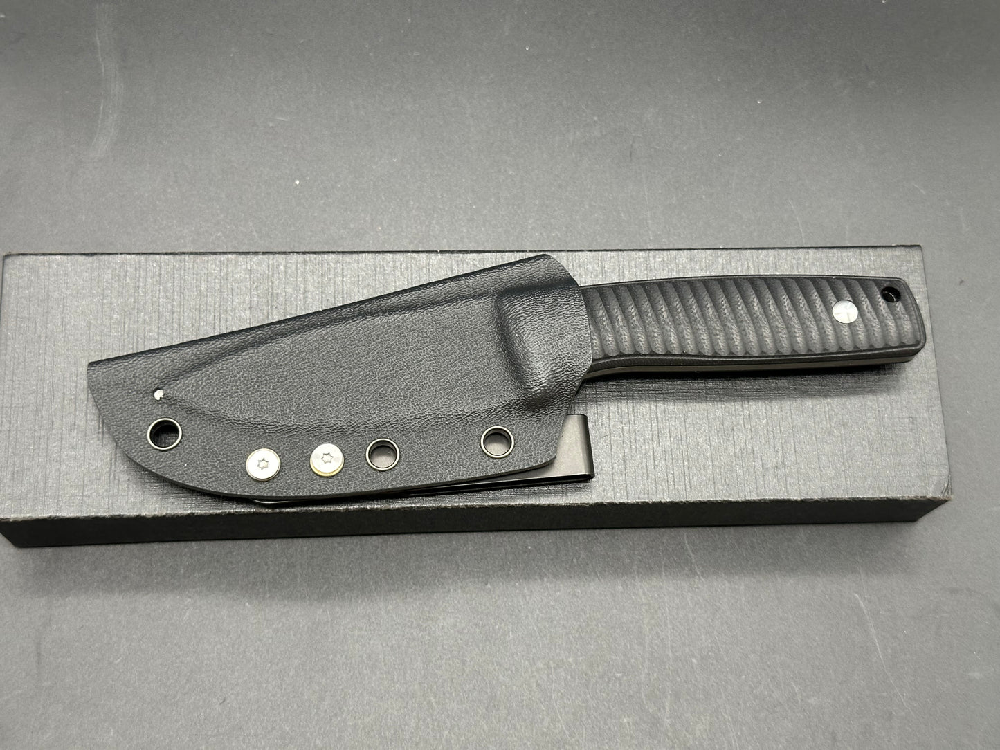 Lil' Buddy, 3.2" S90V Stonewash Blade with G10 Handle in Black