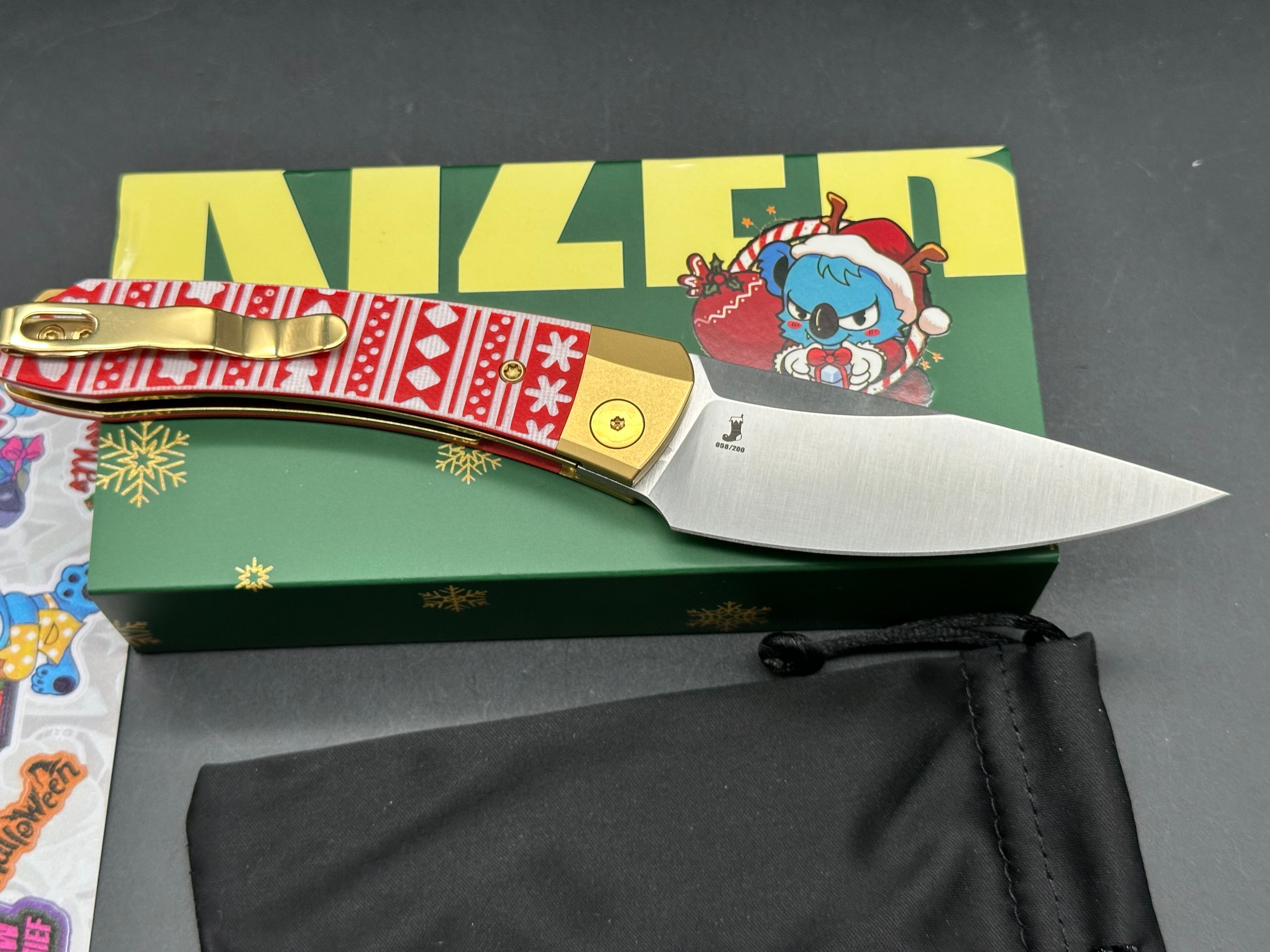 Kizer Mini Momo holiday numbered edition S35VN blade
