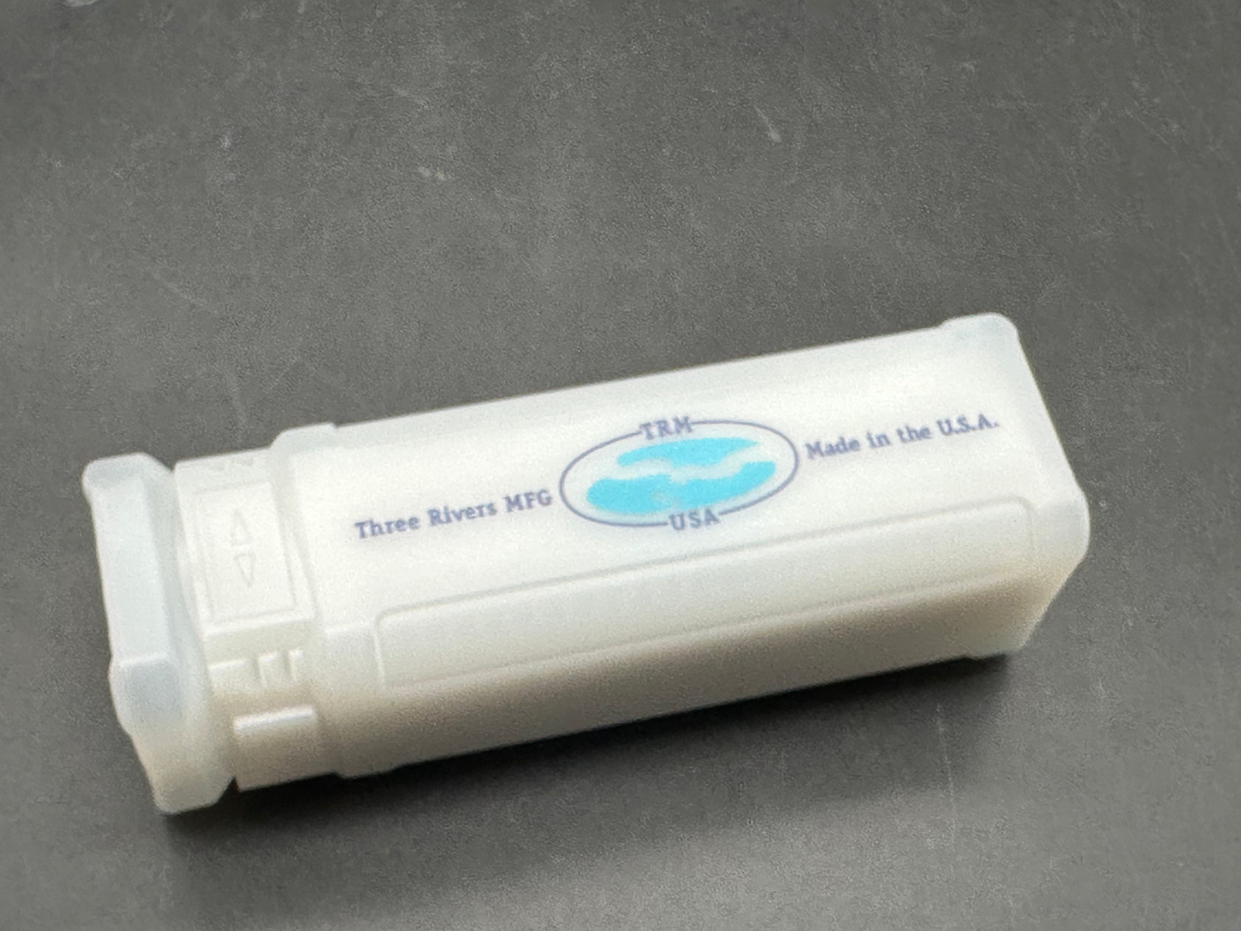 Three Rivers Manufacturing TRM Shadow River Lock Slate Gray G10 Handle Stonewashed Blade
