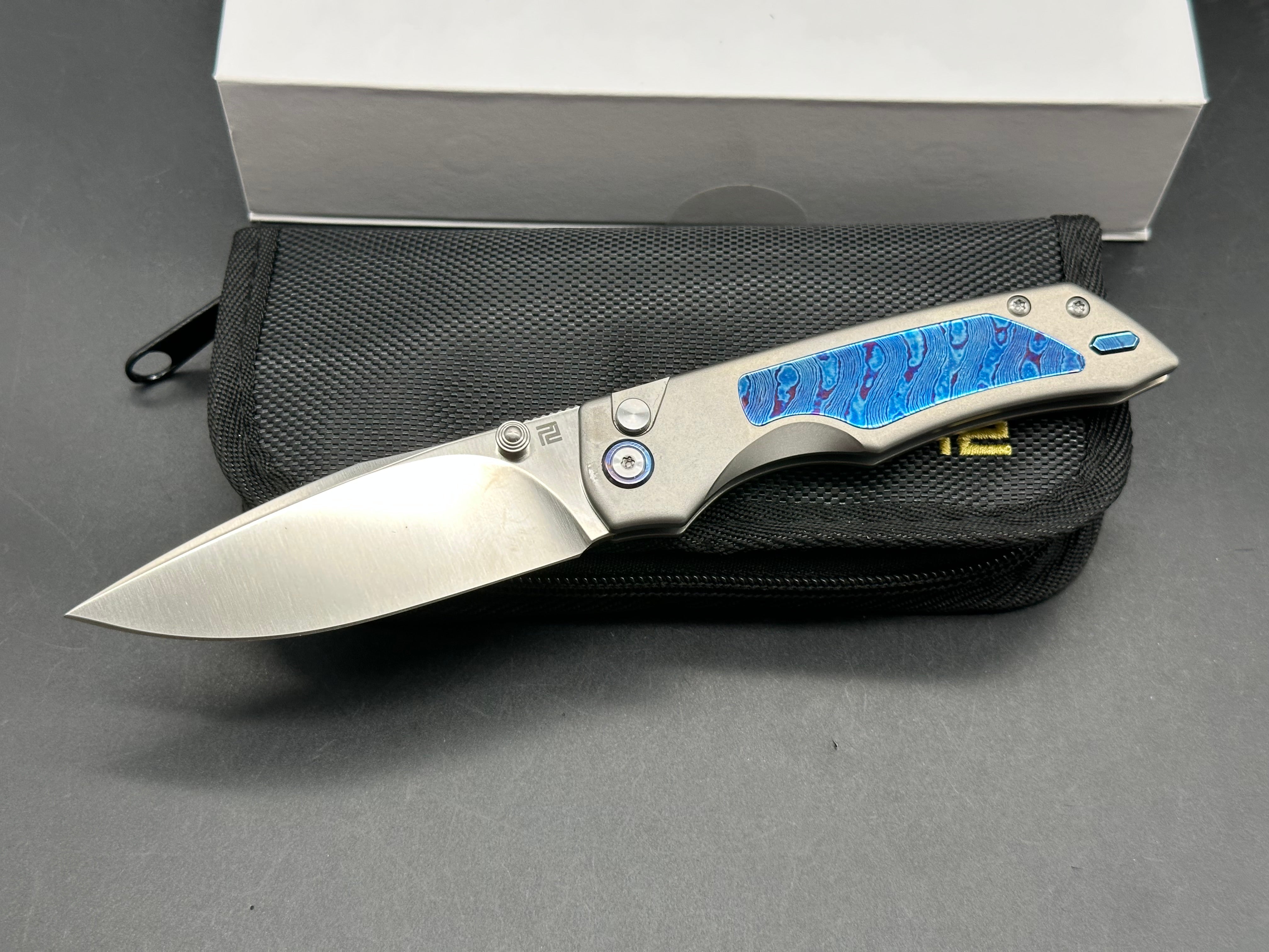Artisan Wizard (The Mage) titanium/timascus w/S90V blade