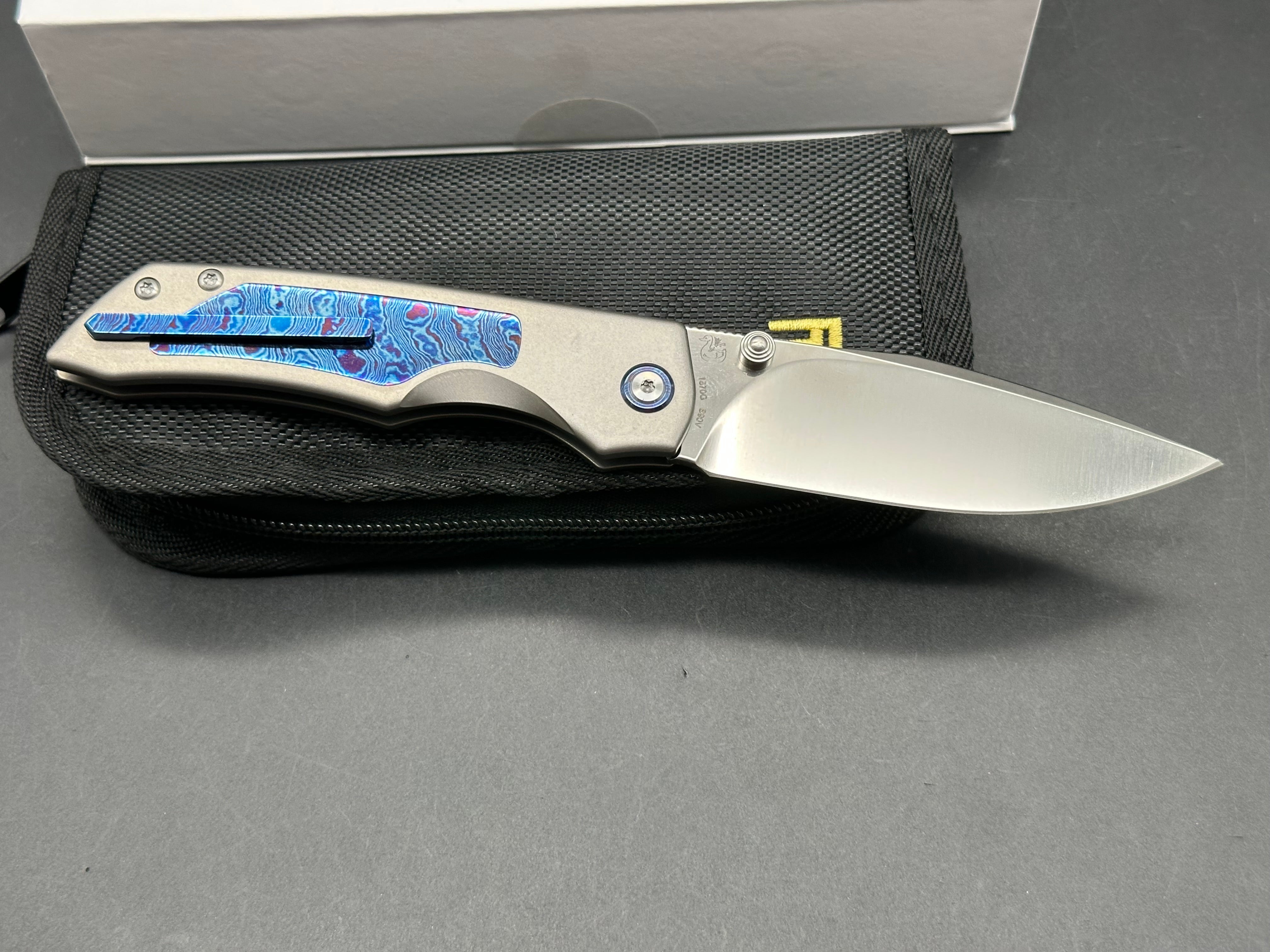 Artisan Wizard (The Mage) titanium/timascus w/S90V blade